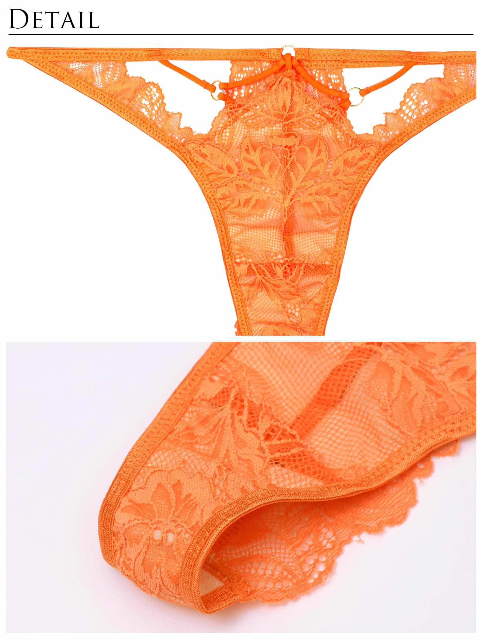 7/4新作!!【永尾まりや着用】【Reinest】スピンドルレーシィカットブラジャー&バック透けTバックショーツ