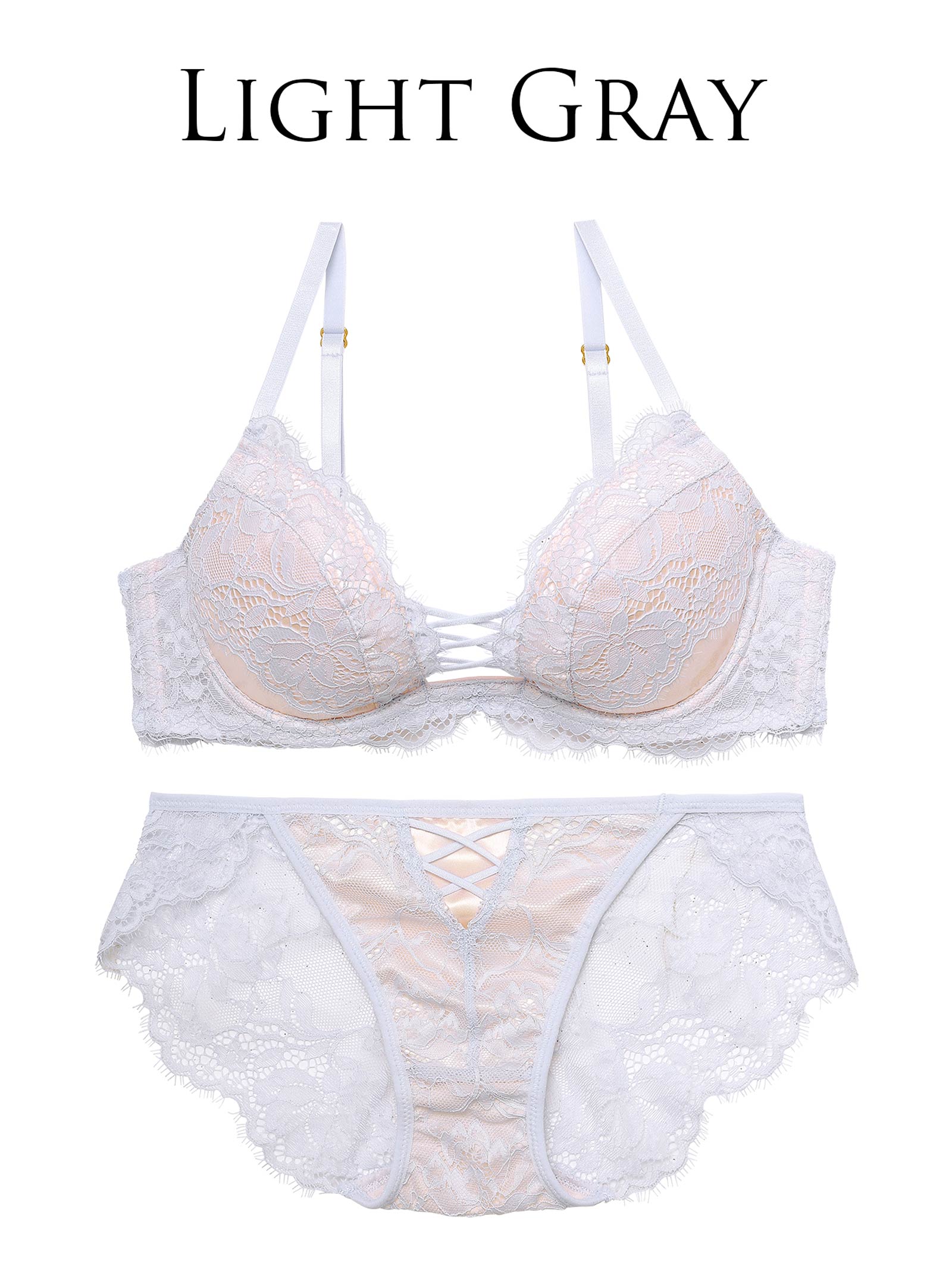 10/16再販!ラグジュアリースピンドルレースブラジャー&バック透けフルバックショーツ