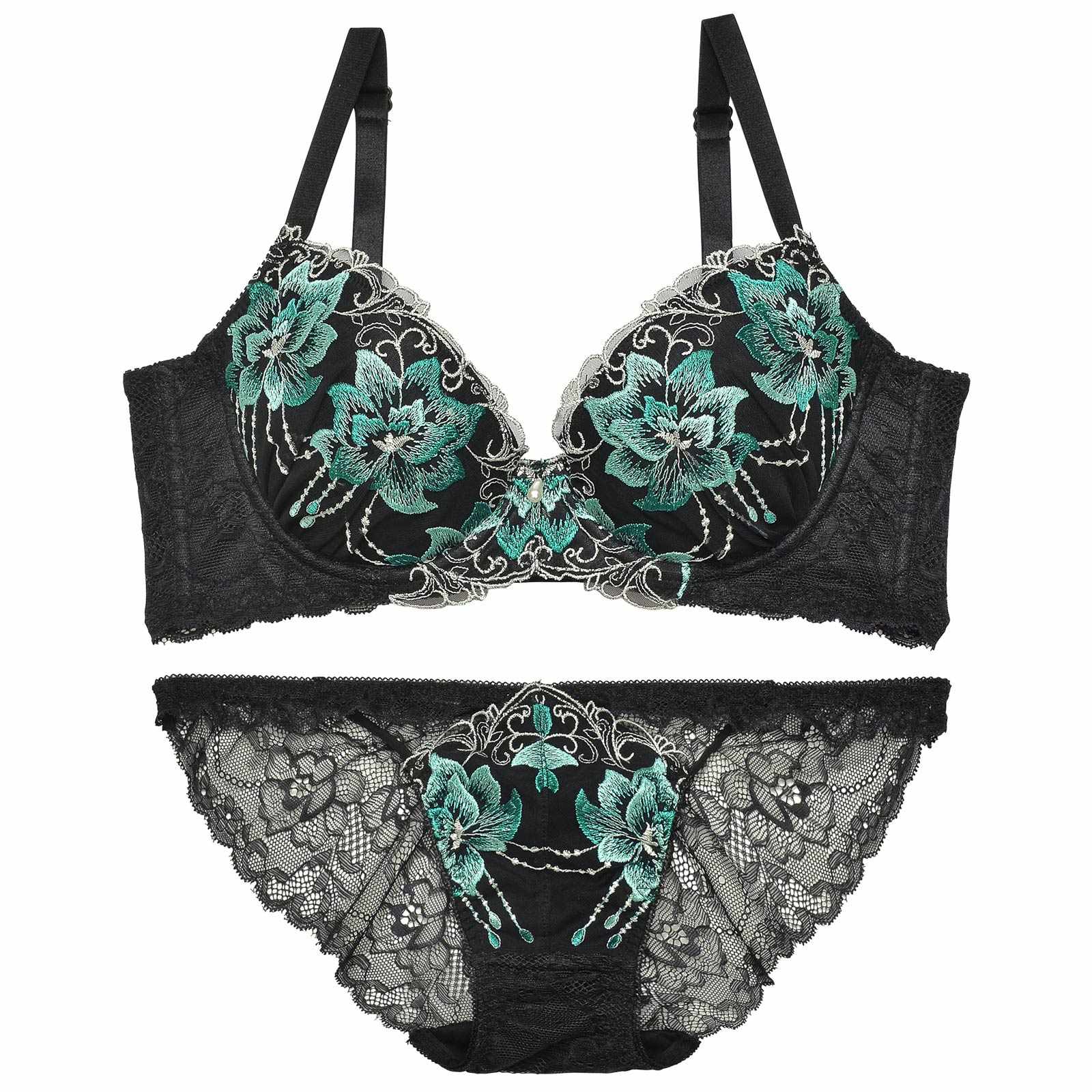トワイライトブルーム育乳脇高★魔法のブラジャー&バック透けフルバックショーツ