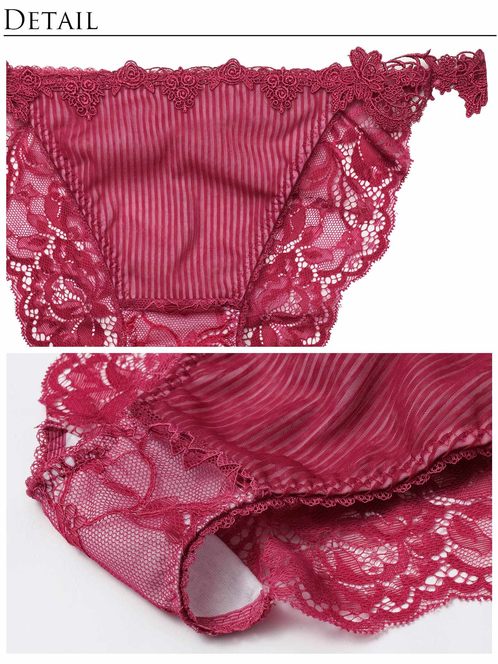 3/18新作!ドレッシーチュールプリーツブラジャー&バック透けフルバックショーツ