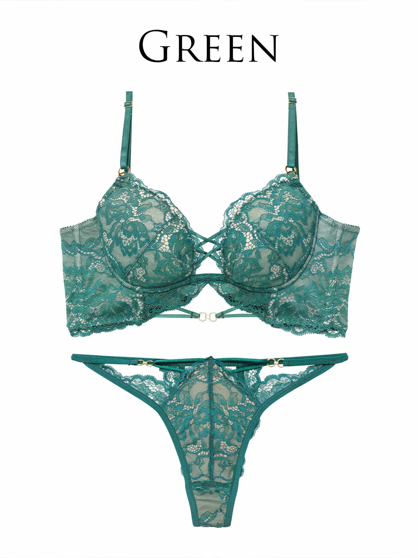 3/9新作!アリュールノクターンレース背中魅せブラジャー&バック透けTバックショーツ