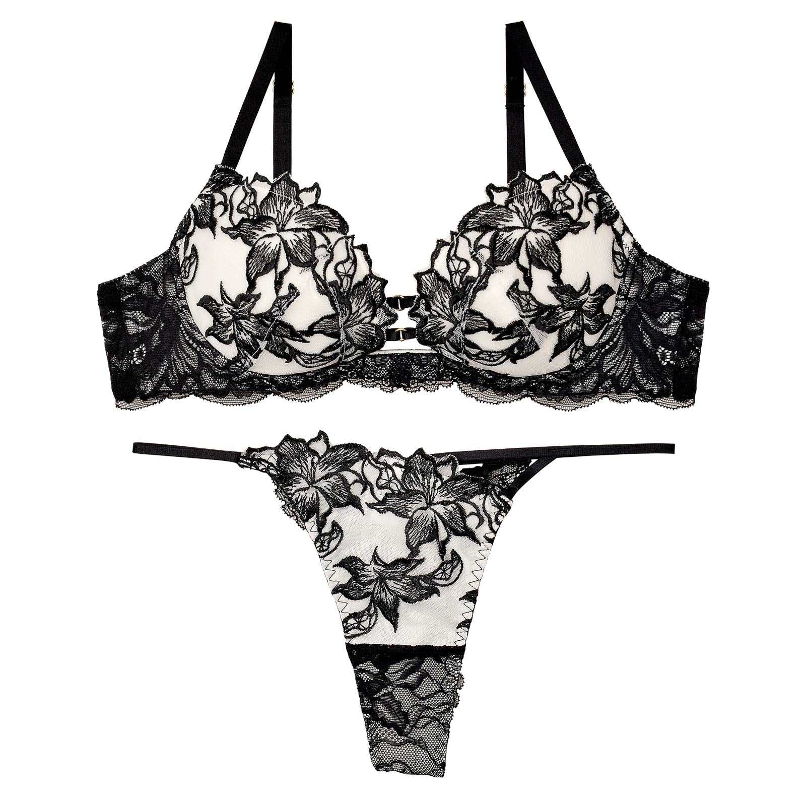 11/29再販!ラフィネアマリリスブラジャー&バック透けTバックショーツ