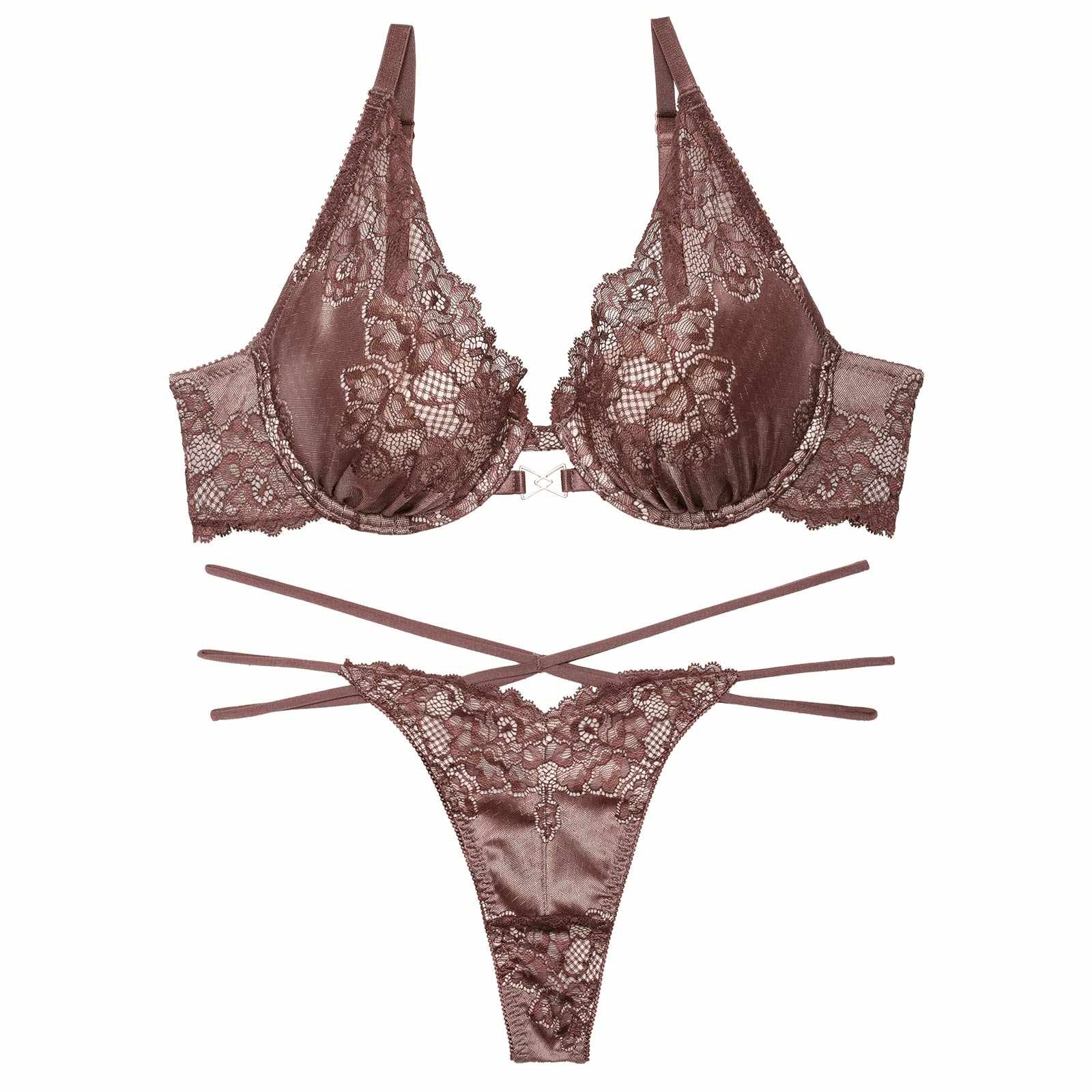 10/22再販!ダズリンシアーブルーミングブラジャー&バック透けTバックショーツ