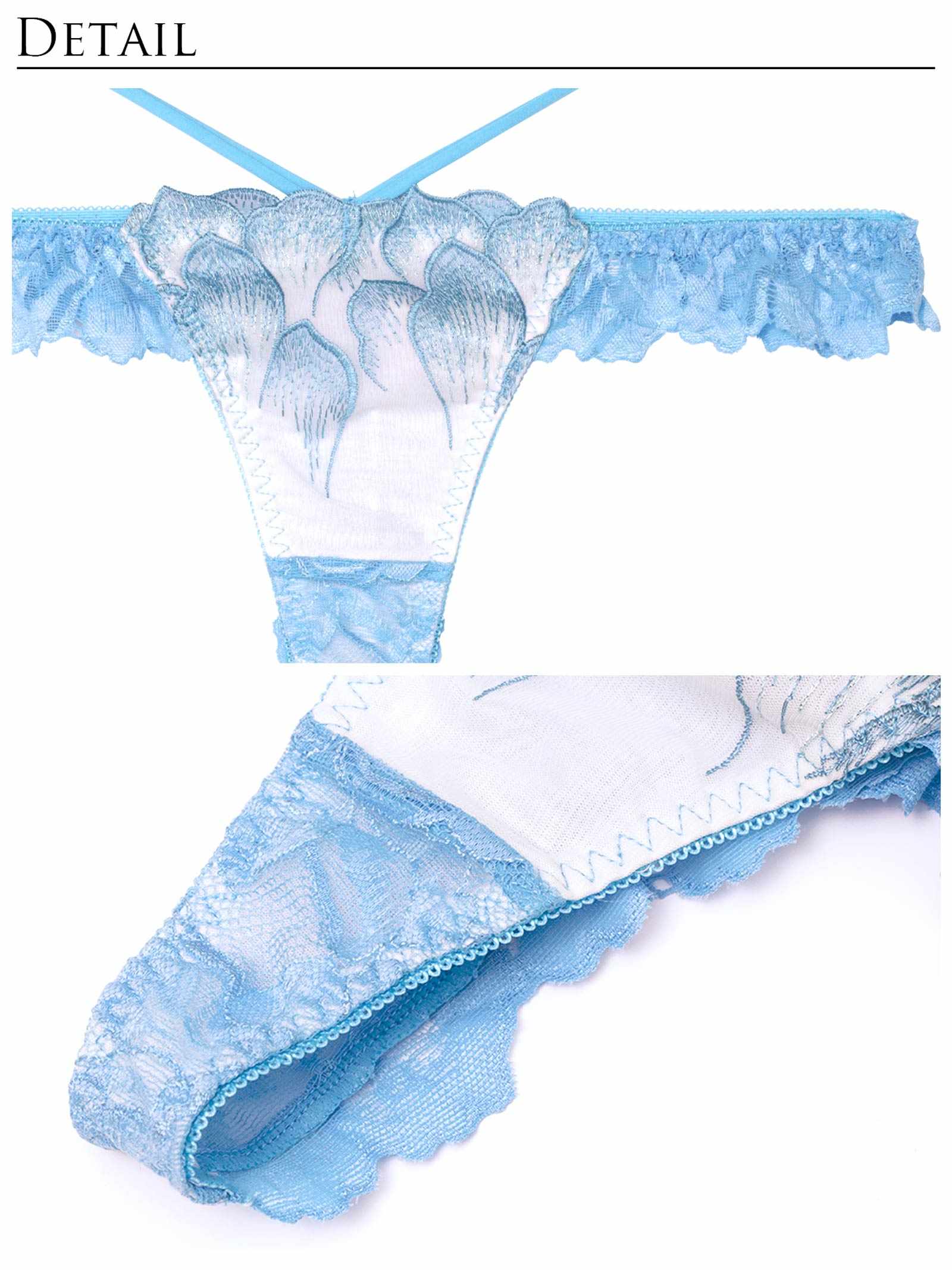 7/2新作!!【永尾まりや着用】【Reinest】ルミエールペタルレーシーブラジャー&バック透けTバックショーツ