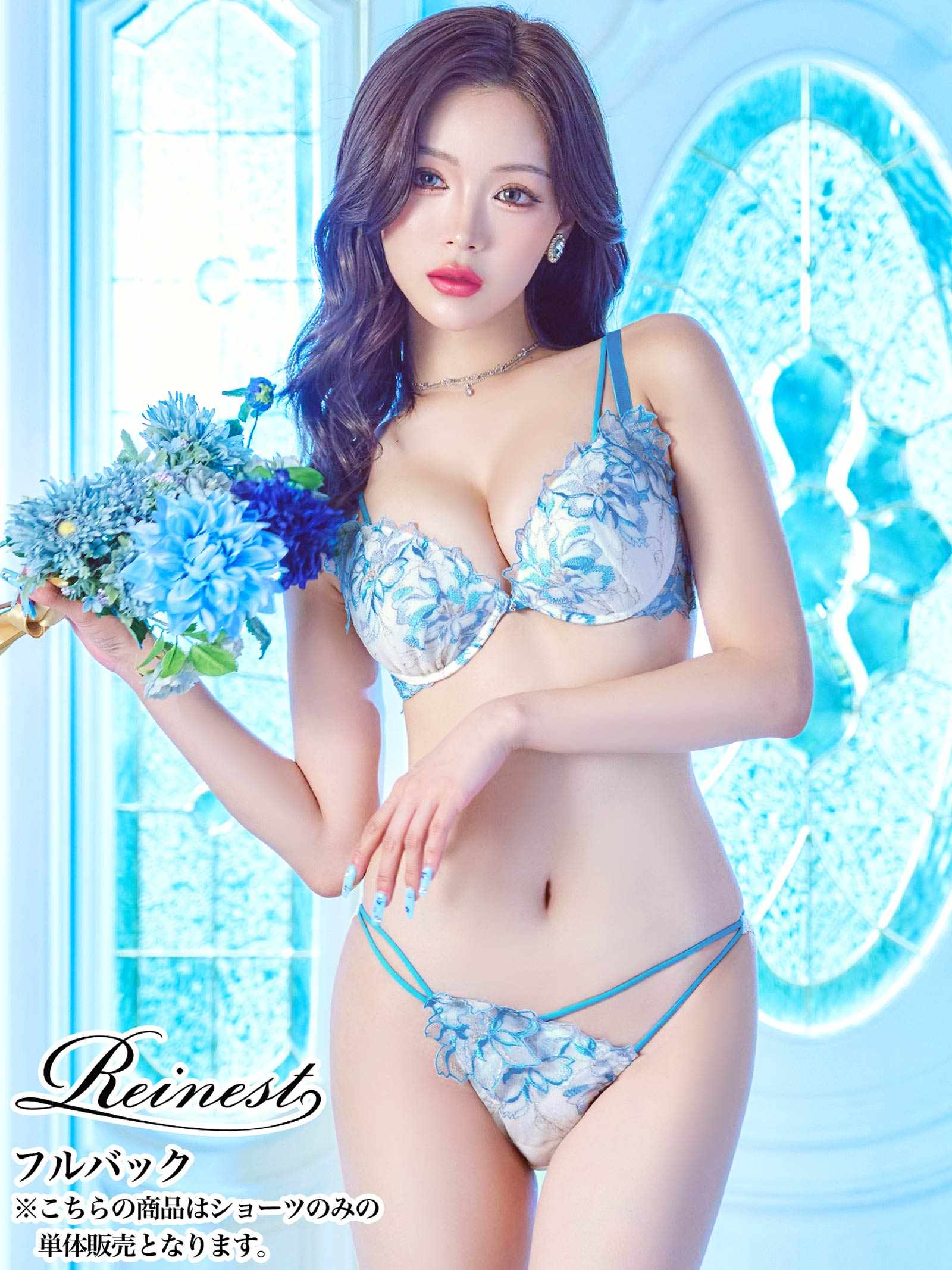 グラマーペタルエンブロイダリーバック透け選べるショーツ