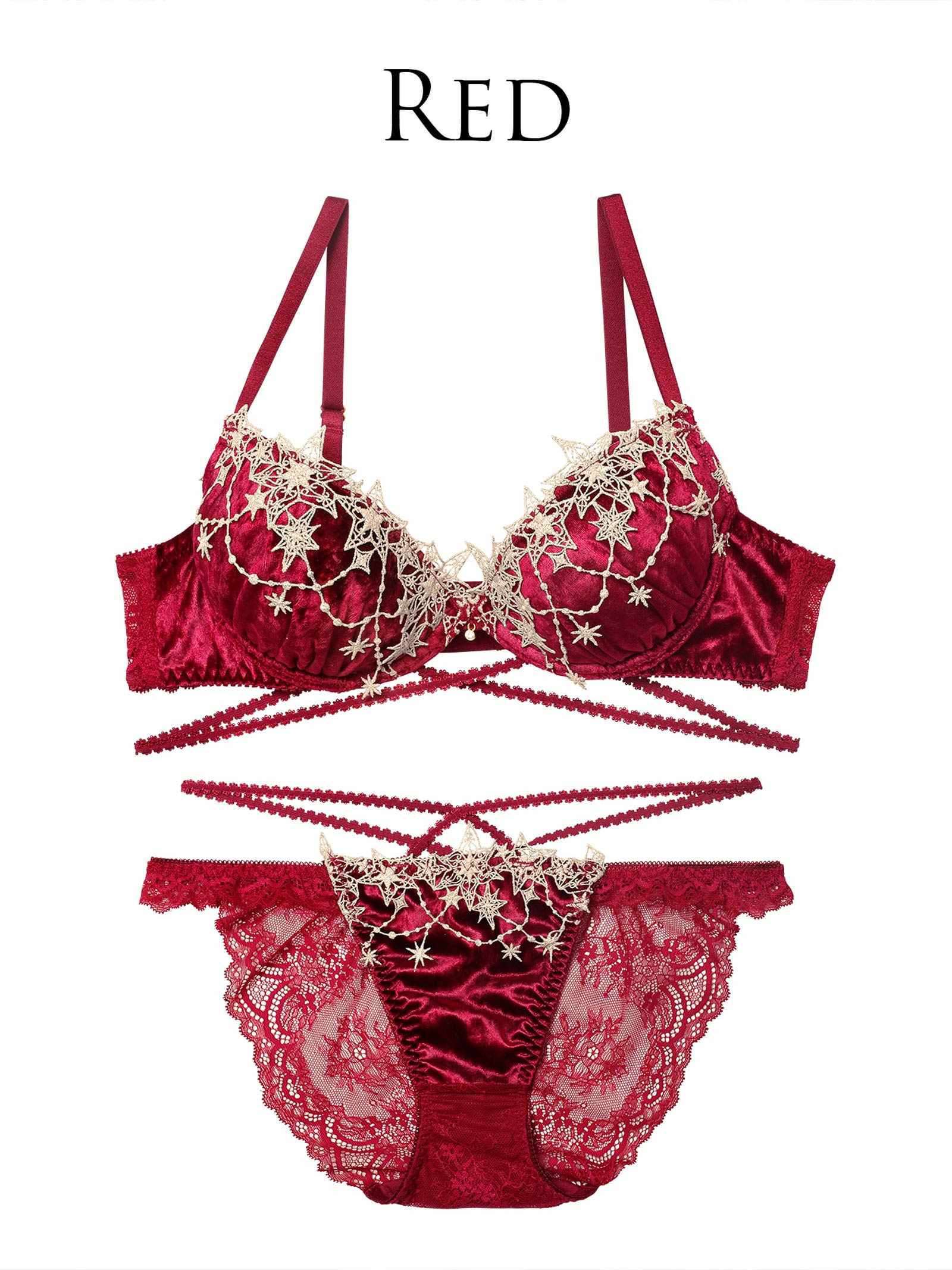 11/7新作!ノエルエトワールコードブラジャー&バック透けフルバックショーツ