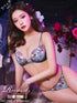 1/29新作!【Reinest】クラッシービビッドフラワーブラジャー&バック透けTバックショーツ