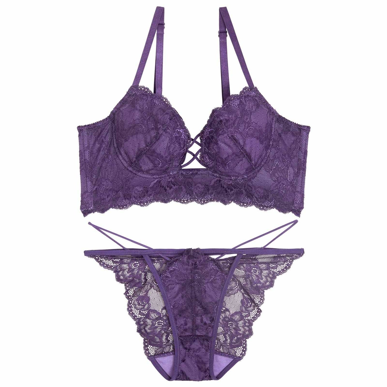 11/27再販!ダークヴィーナスコード背中魅せブラジャー&amp;バック透けフルバックショーツ