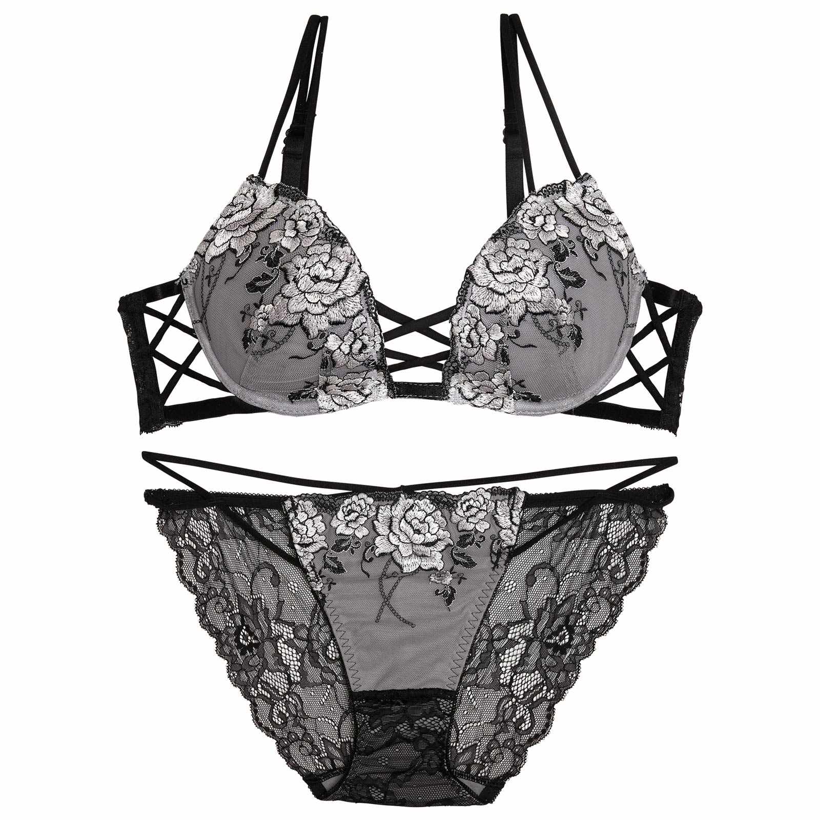 11/3新作!リュクスピオニークロスブラジャー&amp;バック透けフルバックショーツ