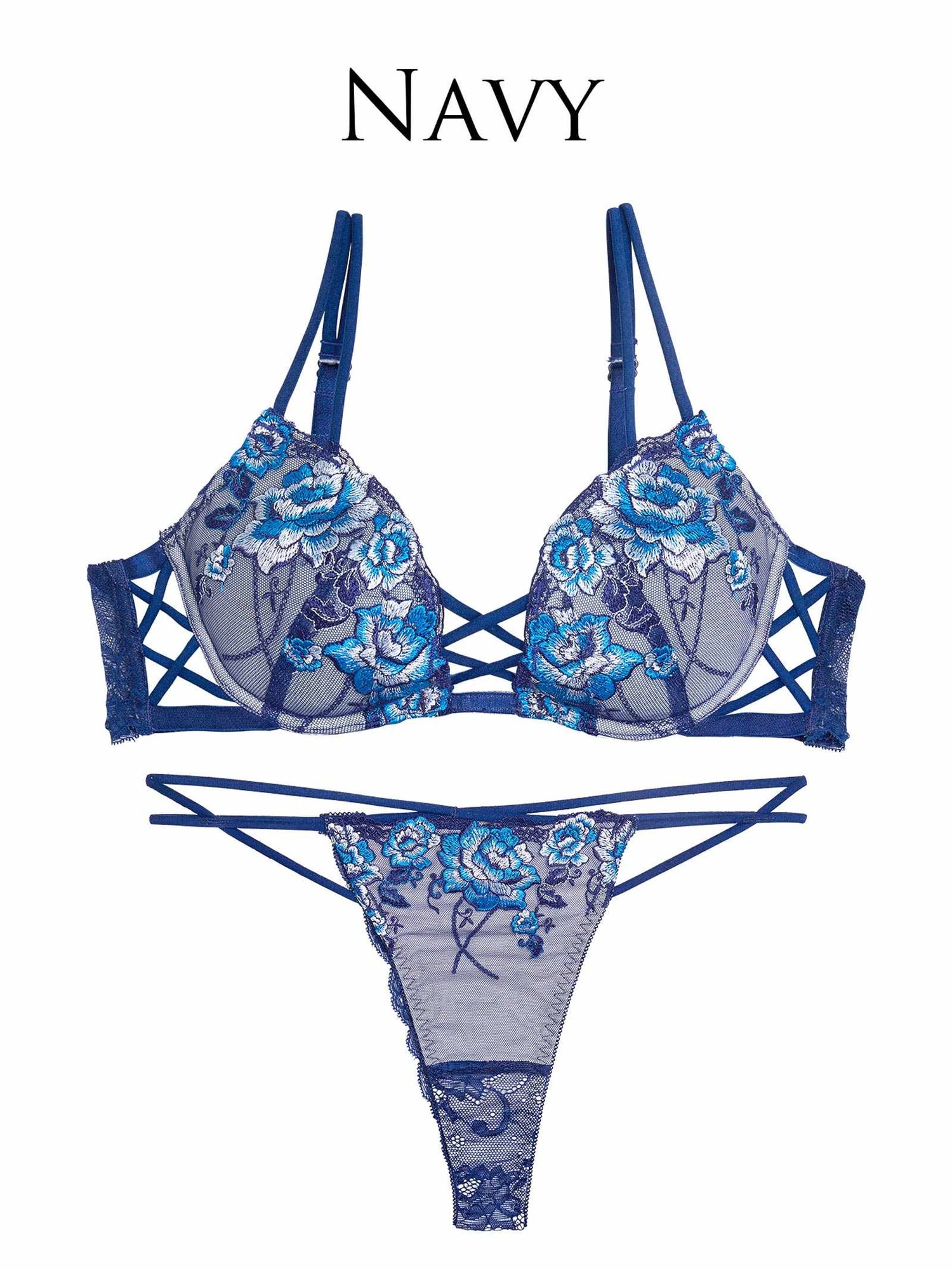 11/3新作!リュクスピオニークロスブラジャー&amp;バック透けTバックショーツ