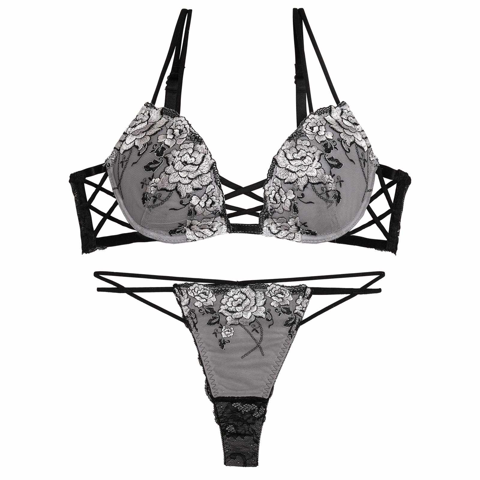 11/3新作!リュクスピオニークロスブラジャー&amp;バック透けTバックショーツ