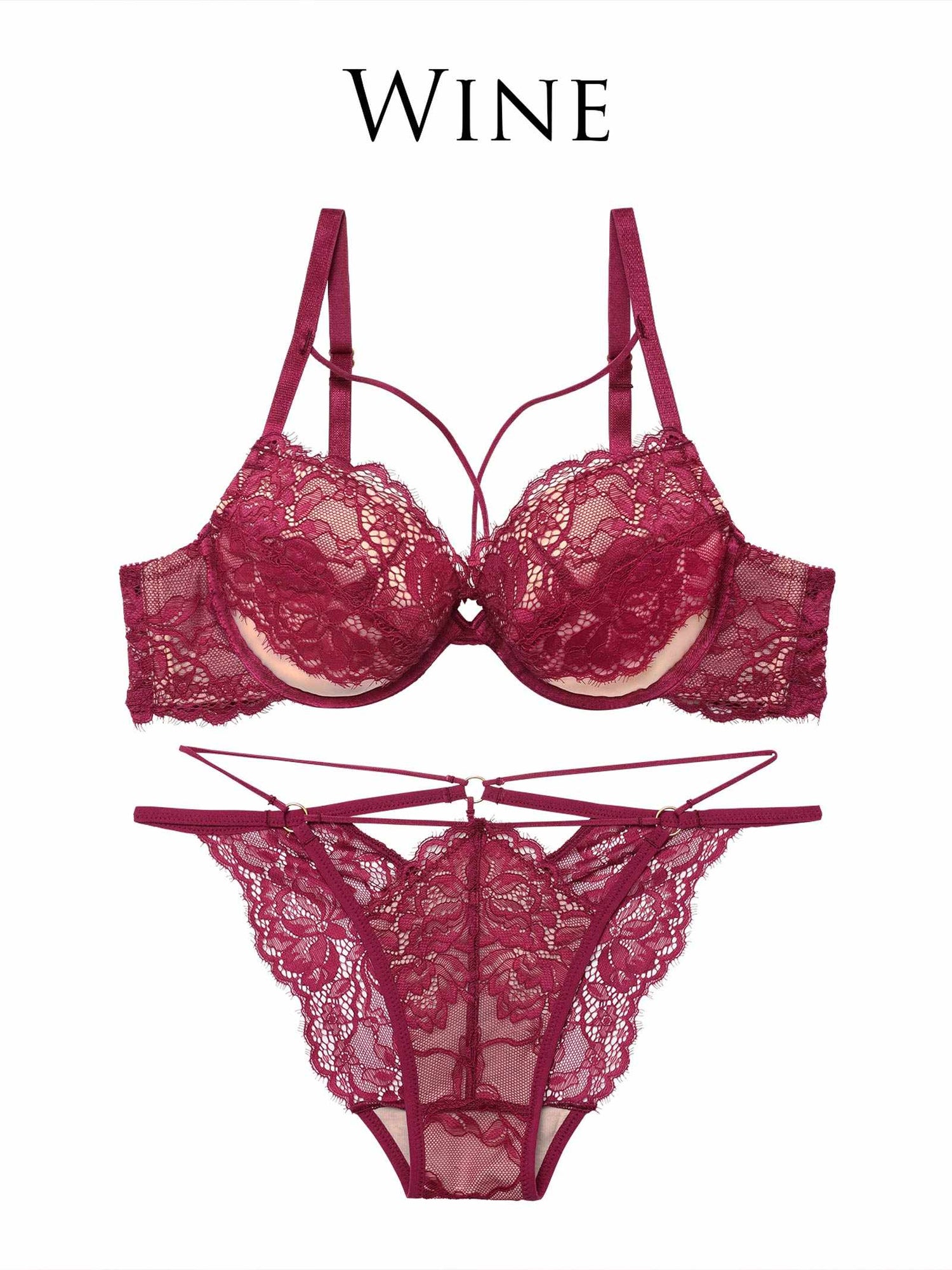 2/13新作!アグレアーブルレースコードブラジャー&amp;バック透けフルバックショーツ