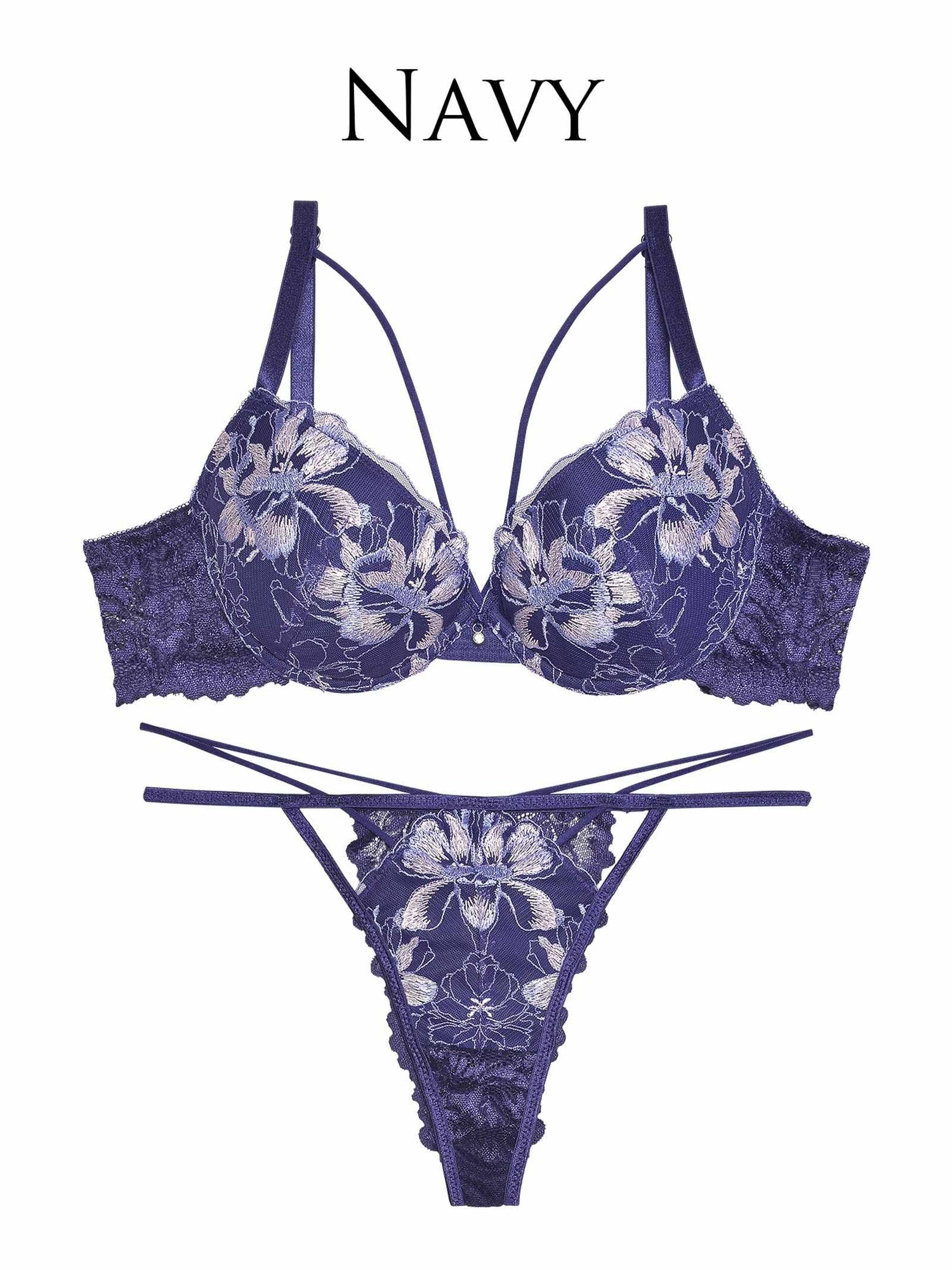 3/13新作!【Reinest】フィオーレコードレースブラジャー&amp;バック透けTバックショーツ