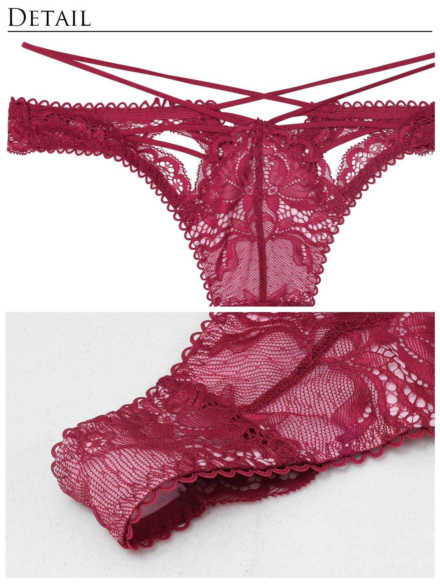 10/25再販!リュクスカットレースアップバック透け選べるショーツ[おそろいショーツ]