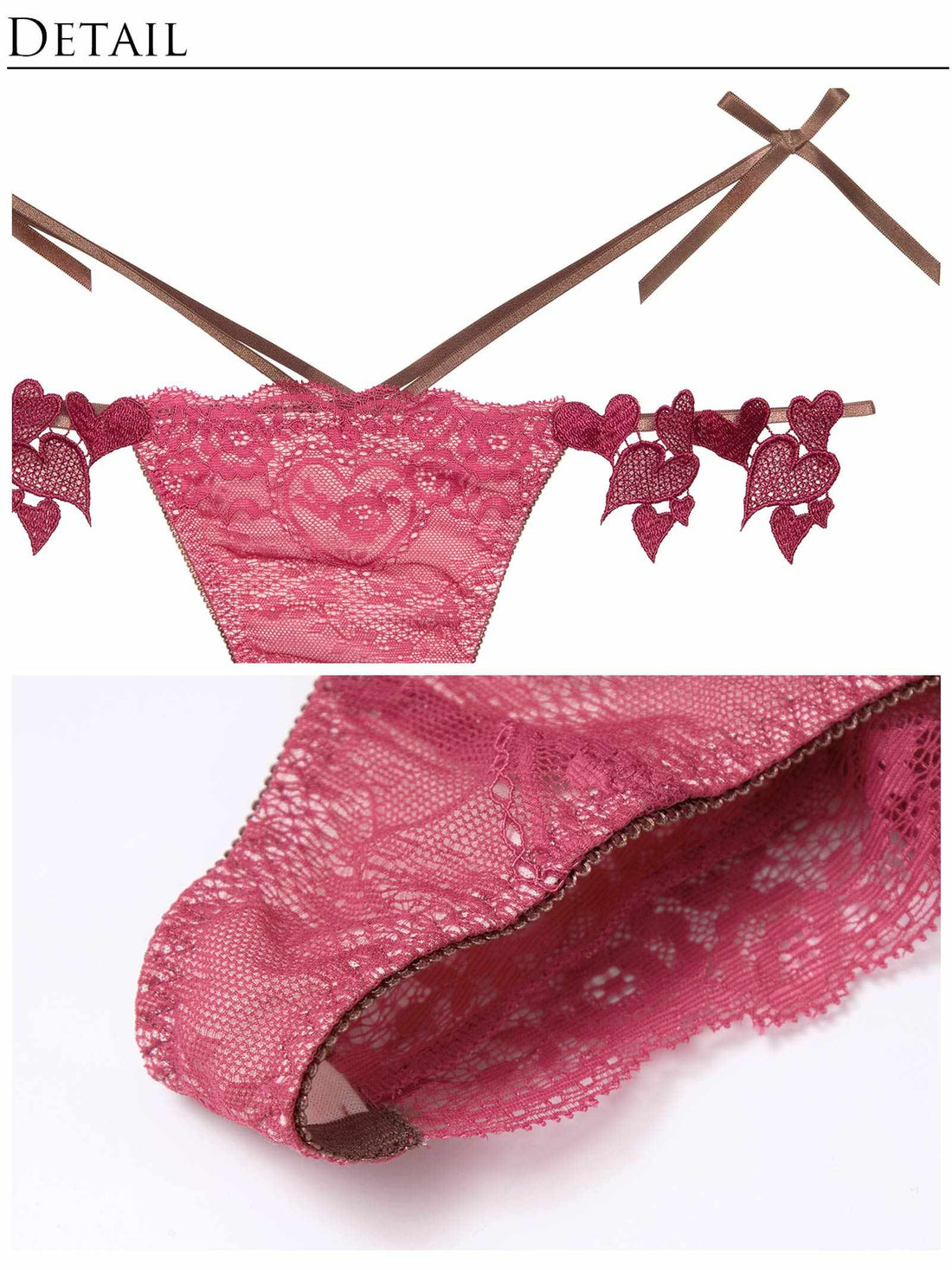 1/27新作!【Reinest】クイーンベリーハートブラジャー&amp;バック透けTバックショーツ