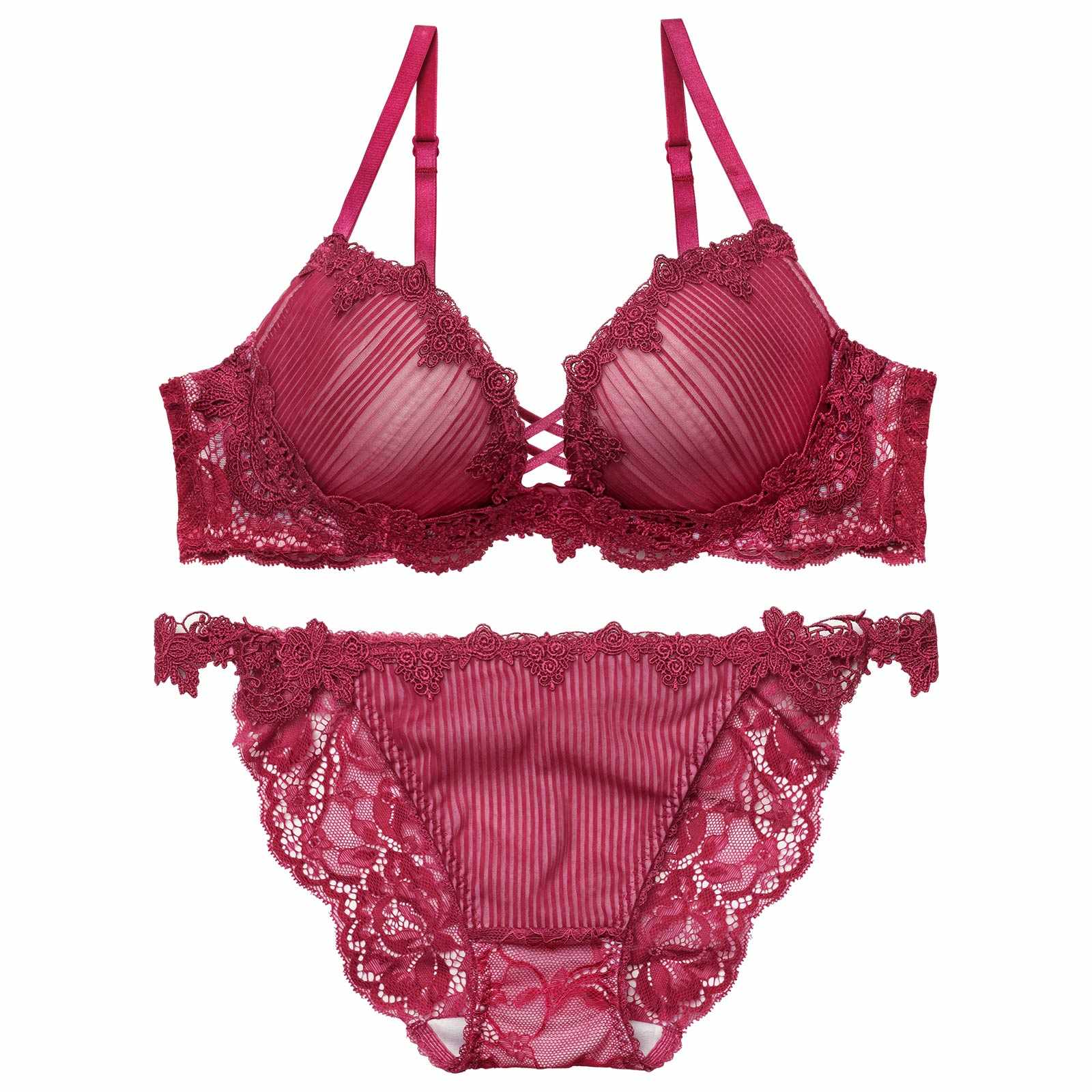 3/18新作!ドレッシーチュールプリーツブラジャー&amp;バック透けフルバックショーツ