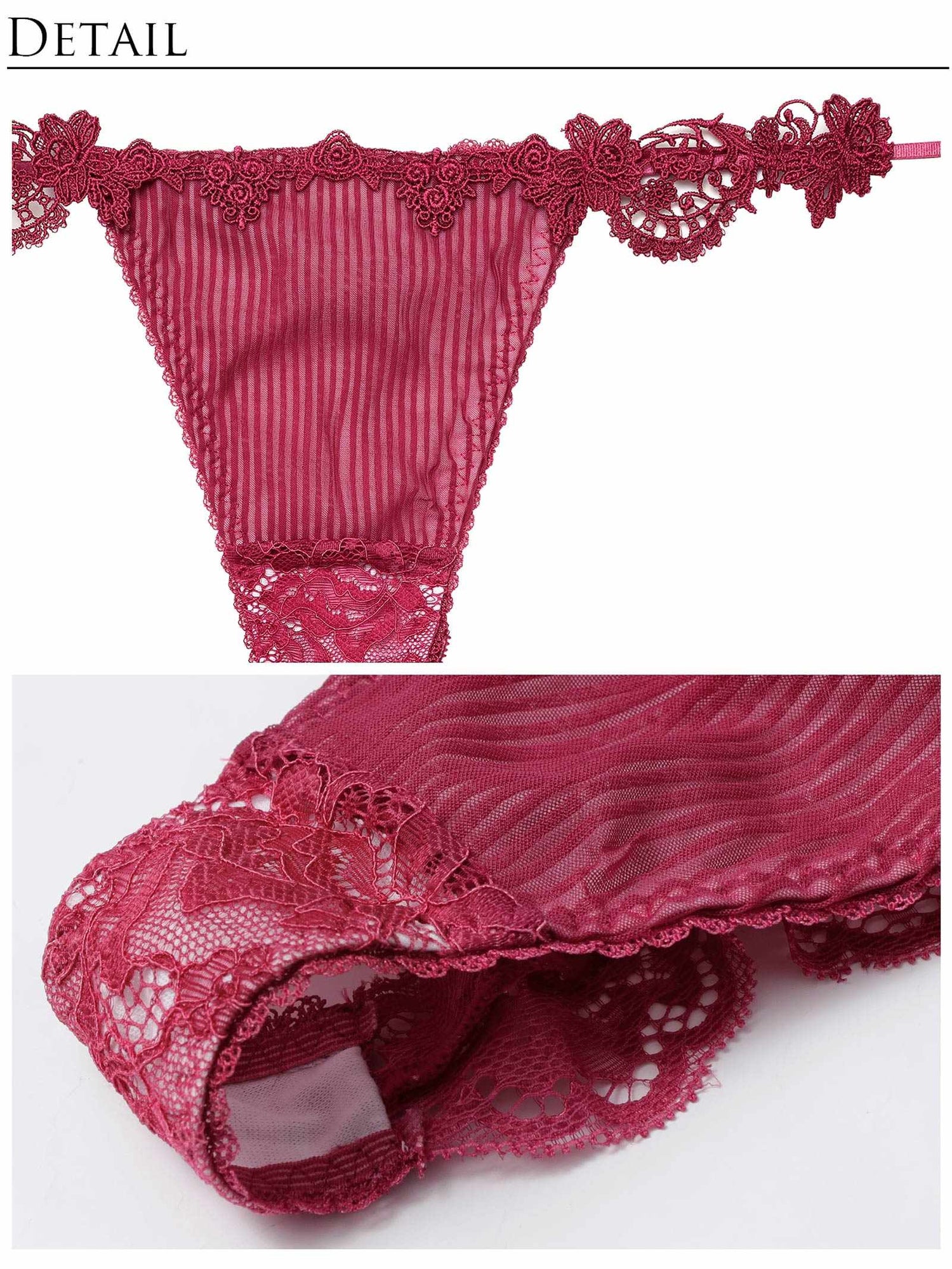 3/18新作!ドレッシーチュールプリーツブラジャー&amp;バック透けTバックショーツ