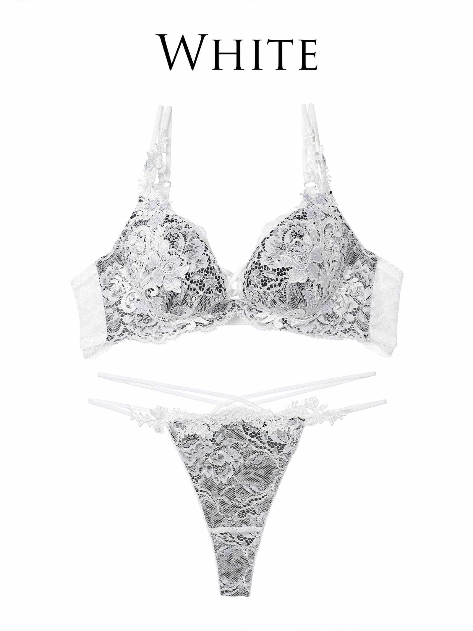 11/12新作!ロイヤルブルームレースブラジャー&amp;バック透けTバックショーツ