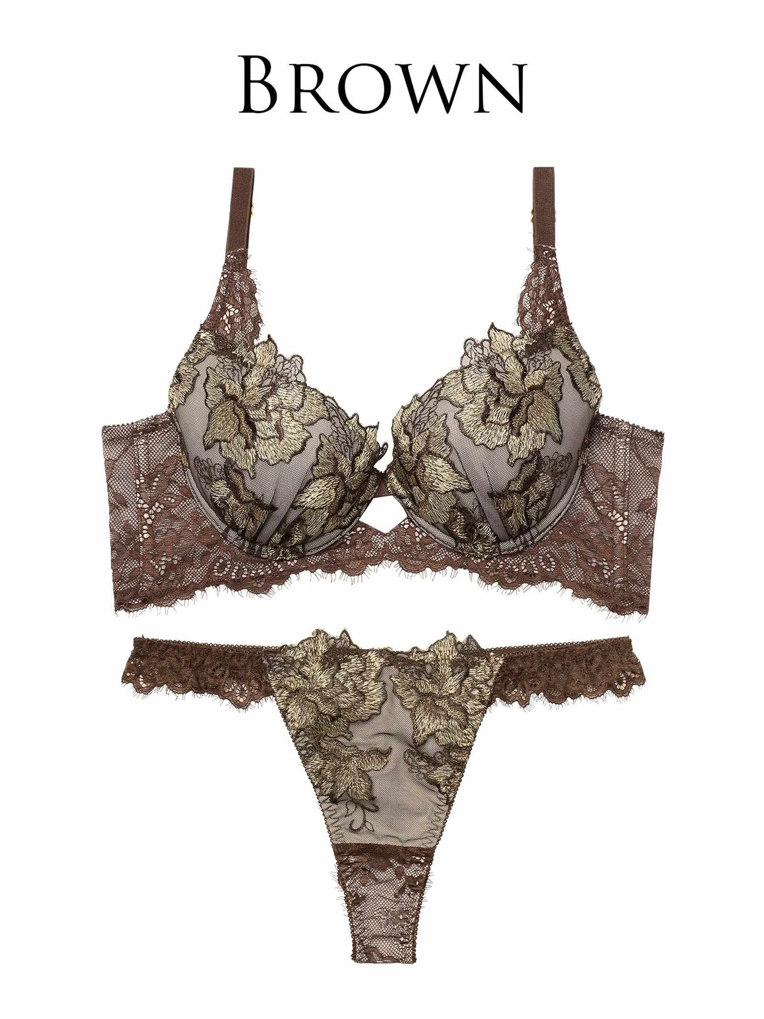 12/19新作!シャルムローズレース育乳脇高★魔法のブラジャー&amp;バック透けTバックショーツ