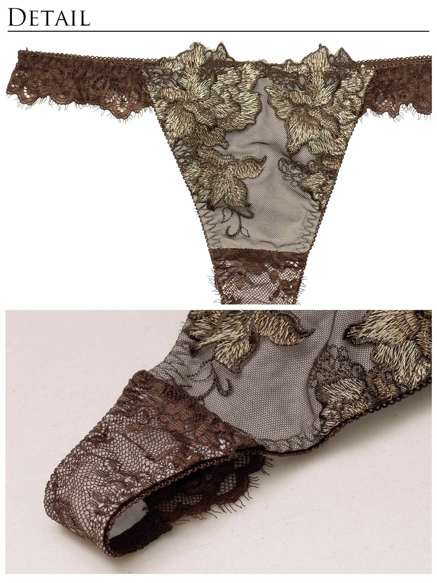 12/19新作!シャルムローズレース育乳脇高★魔法のブラジャー&amp;バック透けTバックショーツ