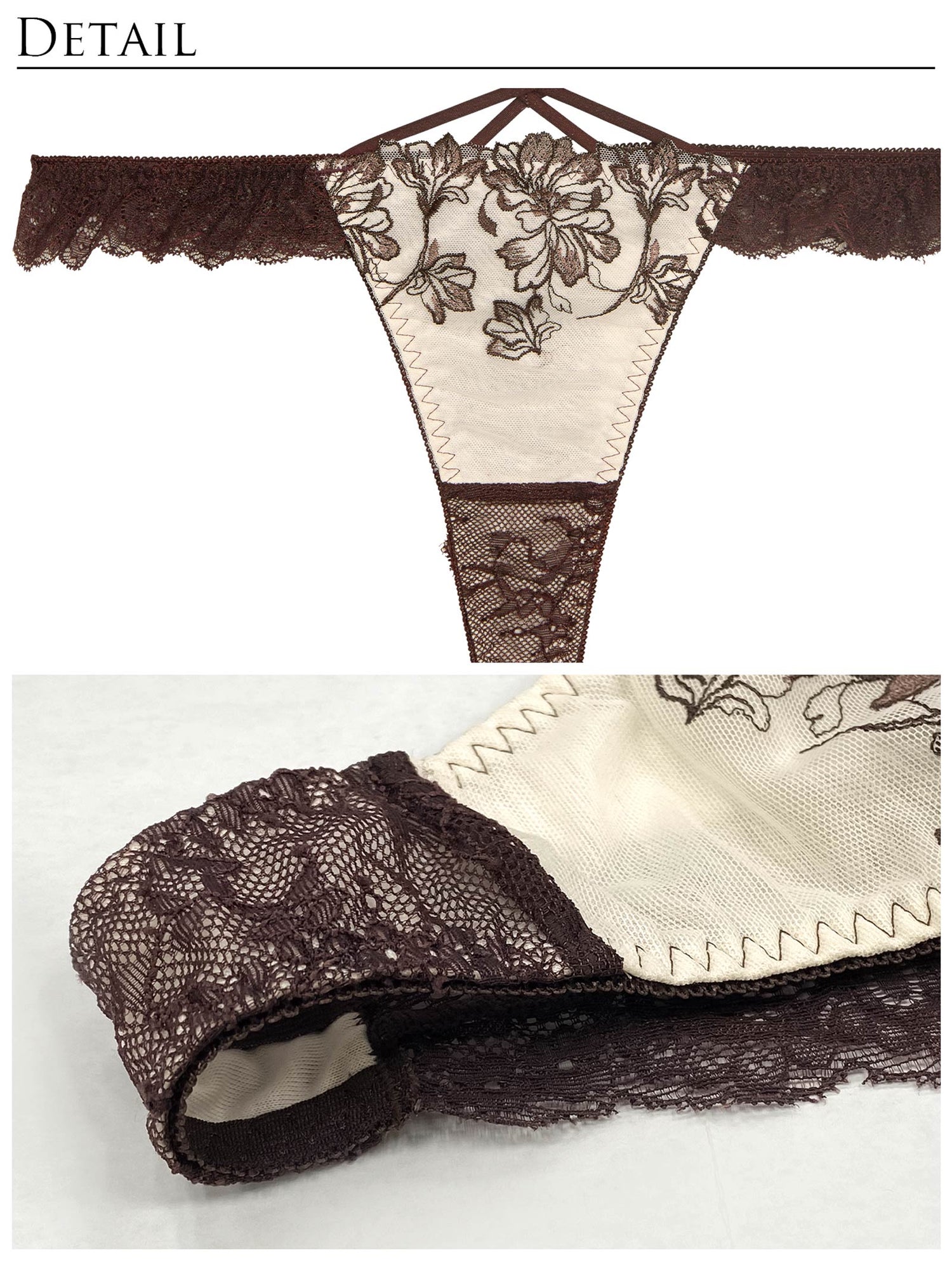 10/27新作!ビューティフォールフラワーブラジャー&amp;バック透けTバックショーツ