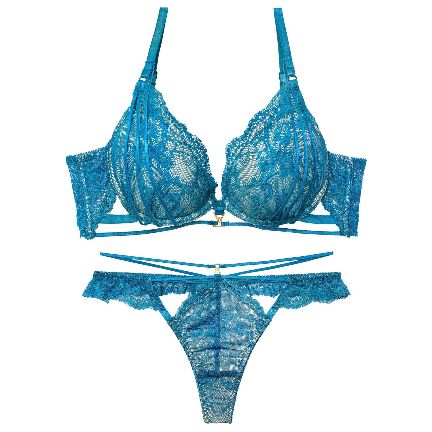 2/4新作!センシュアルレーシィコードブラジャー&amp;バック透けTバックショーツ