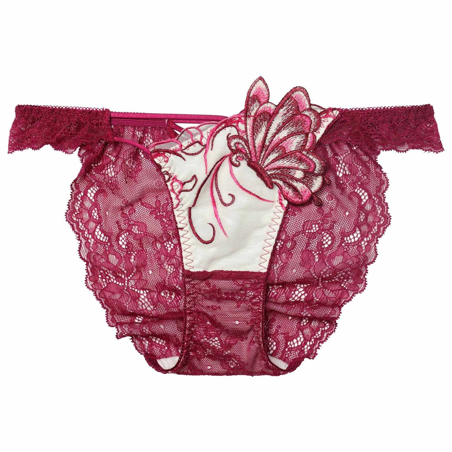 11/26新作!アラベスクパピヨンレースバック透け選べるショーツ[おそろいショーツ]