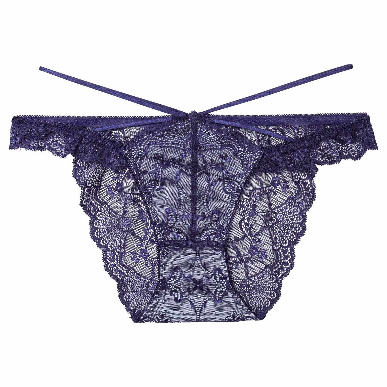 12/17新作!ラグジュアリーレースアップバック透け選べるショーツ[おそろいショーツ]