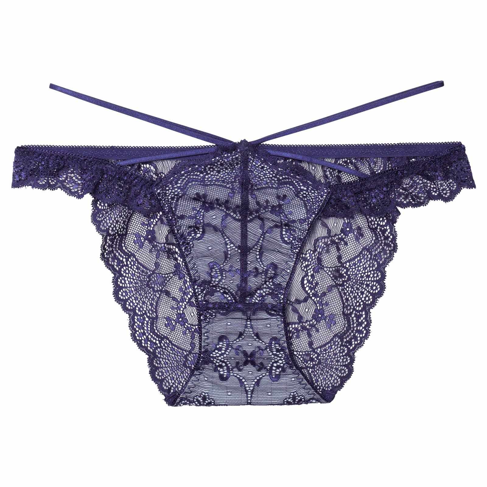 12/17新作!ラグジュアリーレースアップバック透け選べるショーツ[おそろいショーツ]