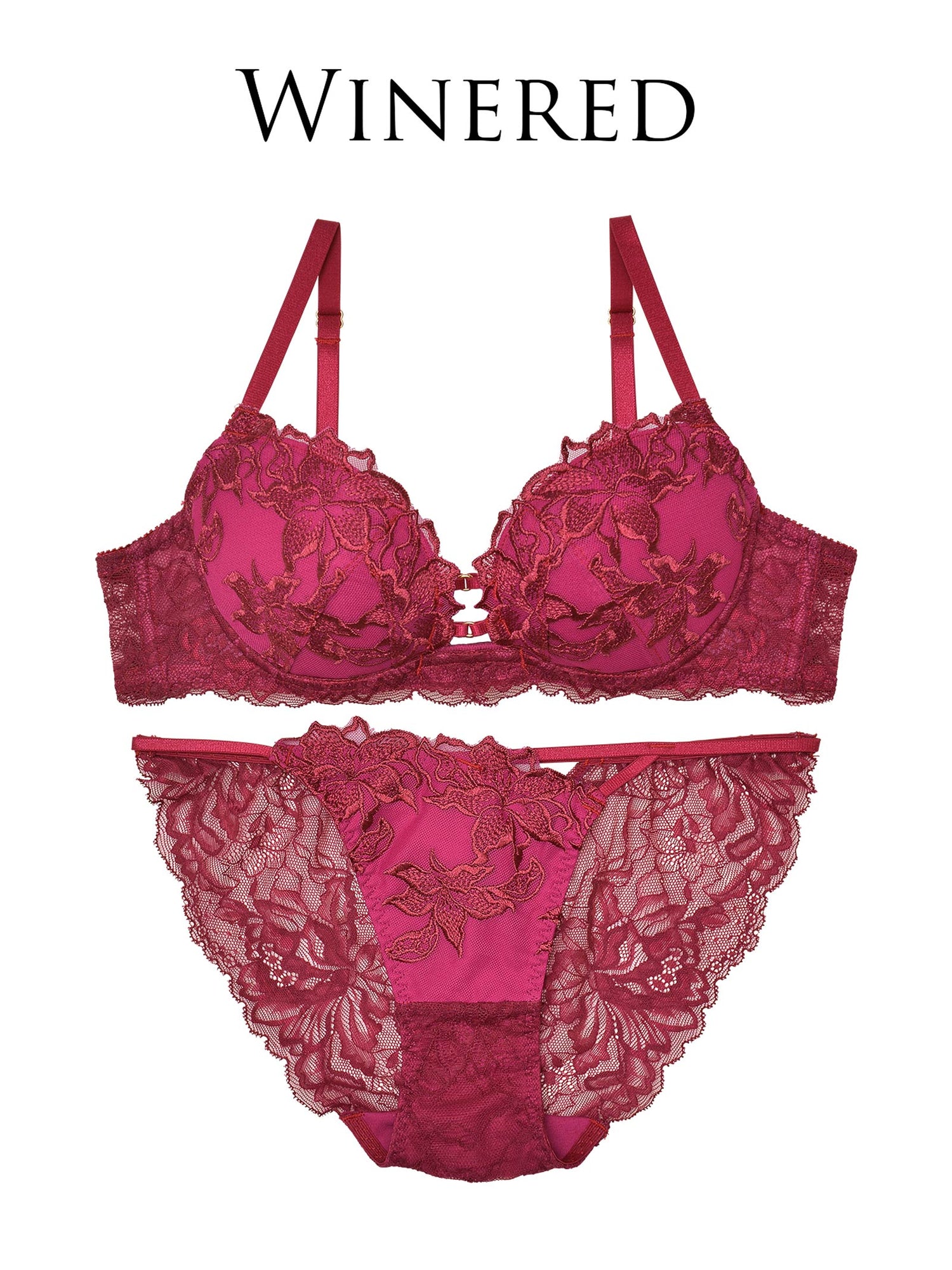 11/22新作!【Reinest】ラフィネアマリリスブラジャー&amp;バック透けフルバックショーツ