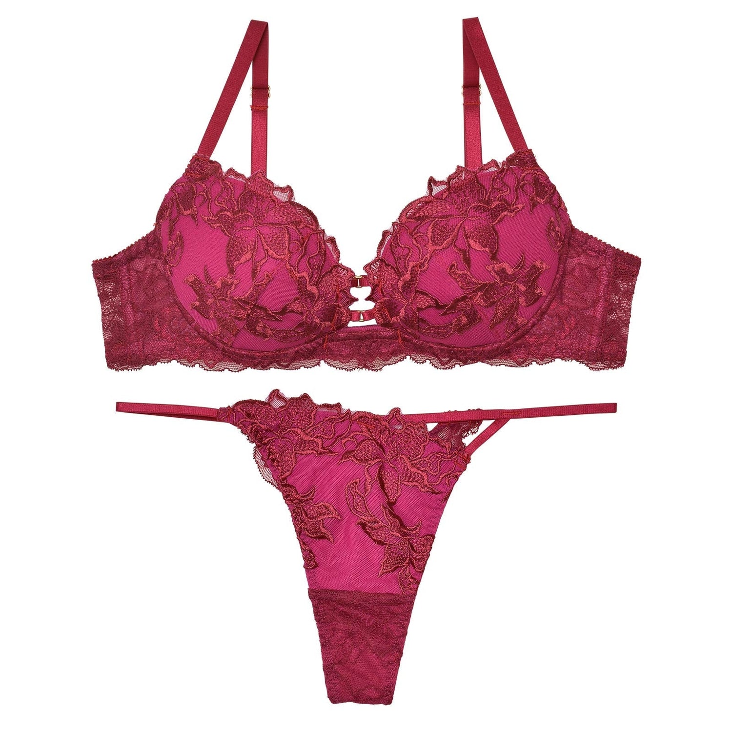 11/29再販!ラフィネアマリリスブラジャー&amp;バック透けTバックショーツ