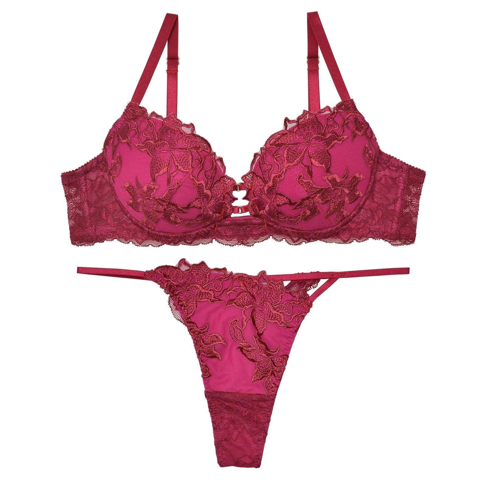 11/29再販!ラフィネアマリリスブラジャー&amp;バック透けTバックショーツ