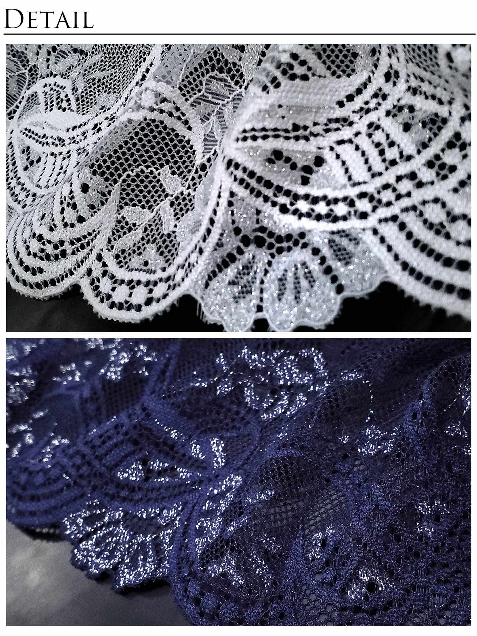 12/1新作!エレガントジュエルレースブラジャー&amp;バック透けTバックショーツ