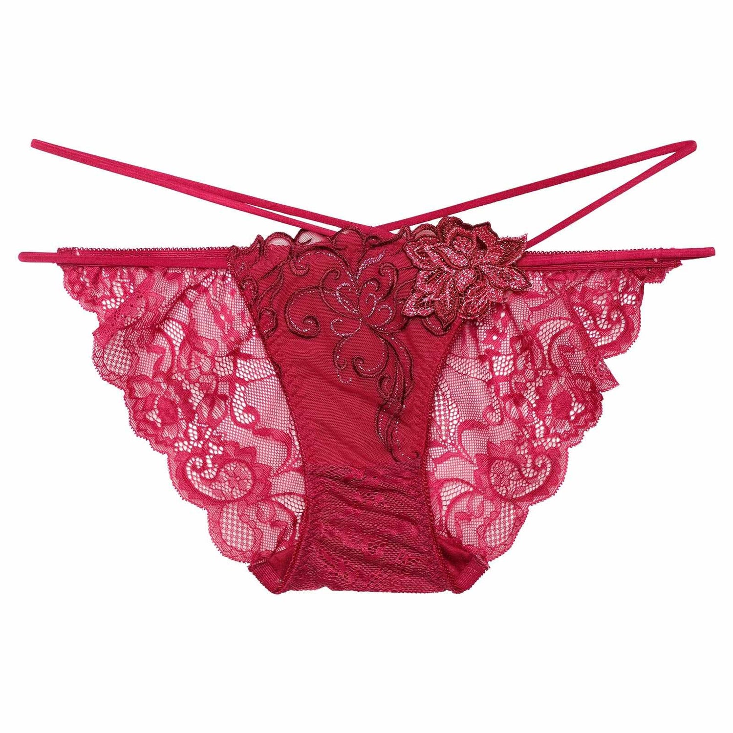 11/11再販!レーヴブロッサムレースアップバック透け選べるショーツ[おそろいショーツ]