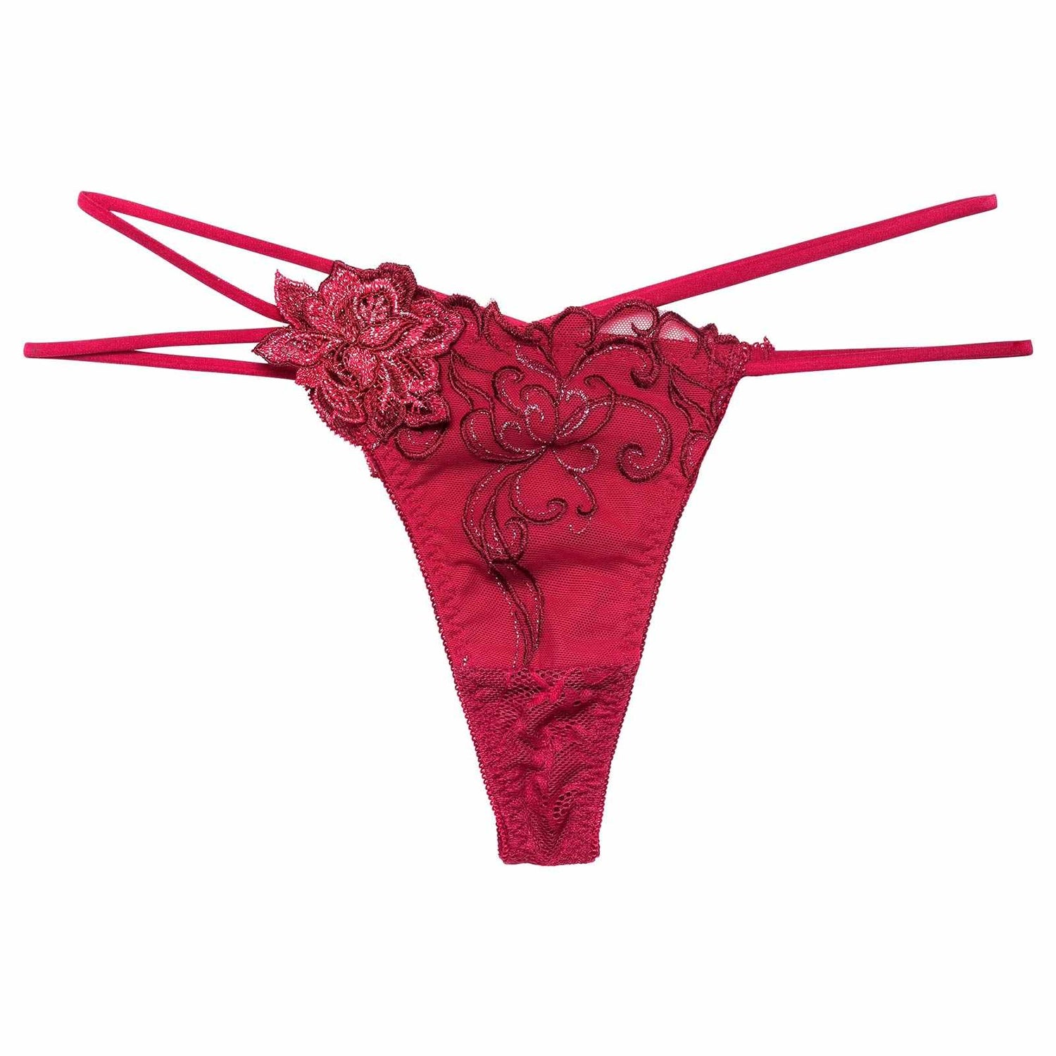 11/11再販!レーヴブロッサムレースアップバック透け選べるショーツ[おそろいショーツ]