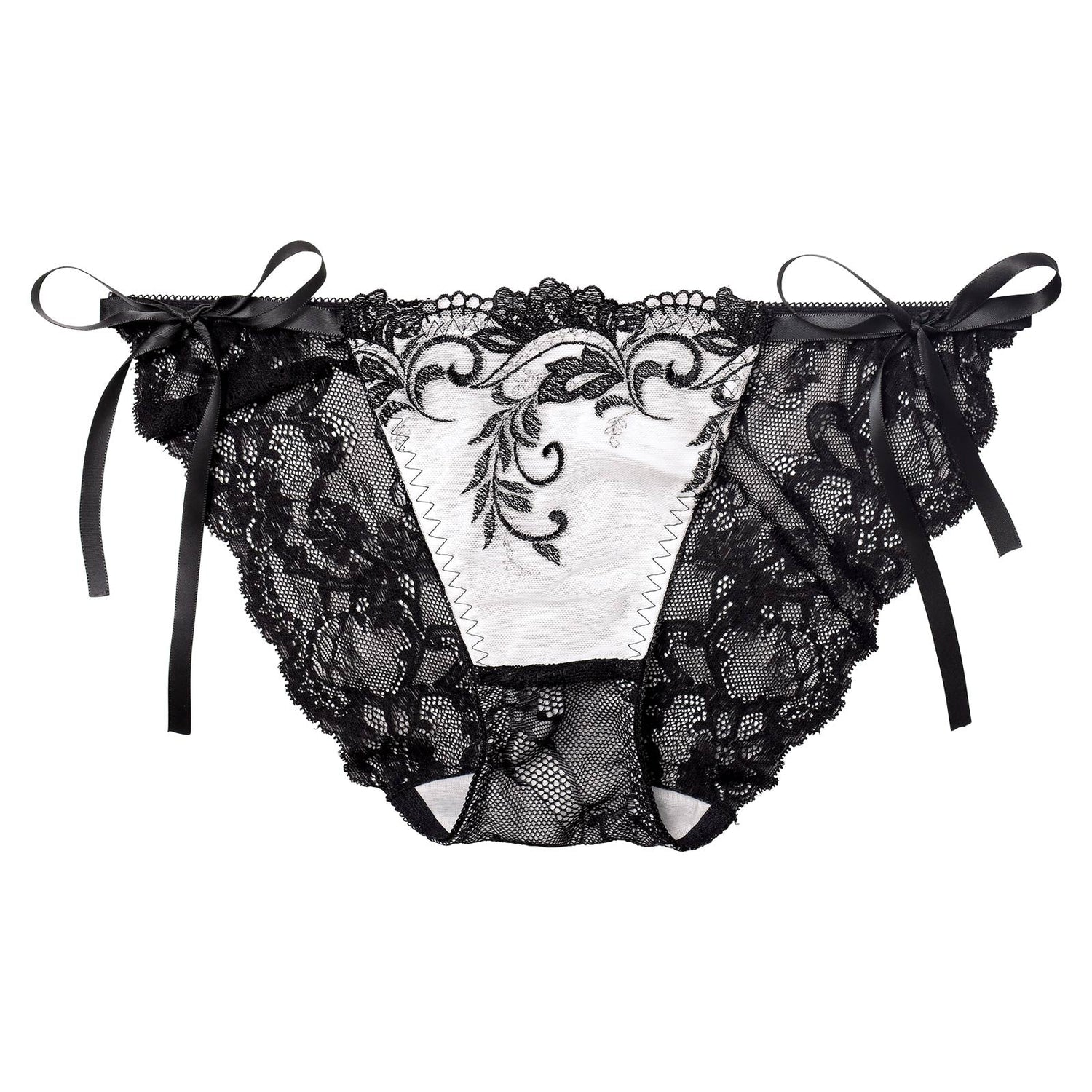 11/14新作!バロックリーフエンブロイダリーバック透け選べるショーツ[おそろいショーツ]