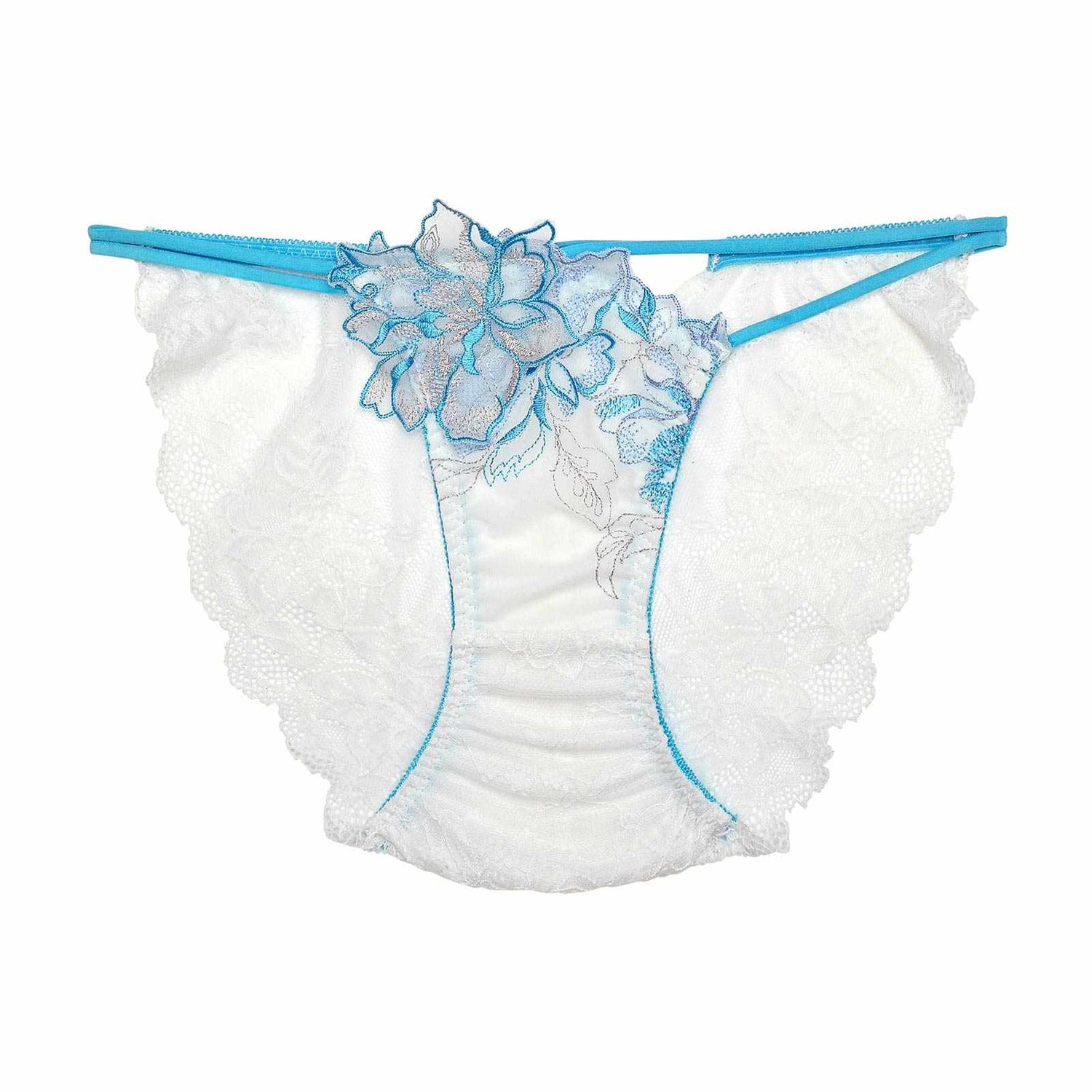 10/28再販!グラマーペタルエンブロイダリーバック透け選べるショーツ[おそろいショーツ]