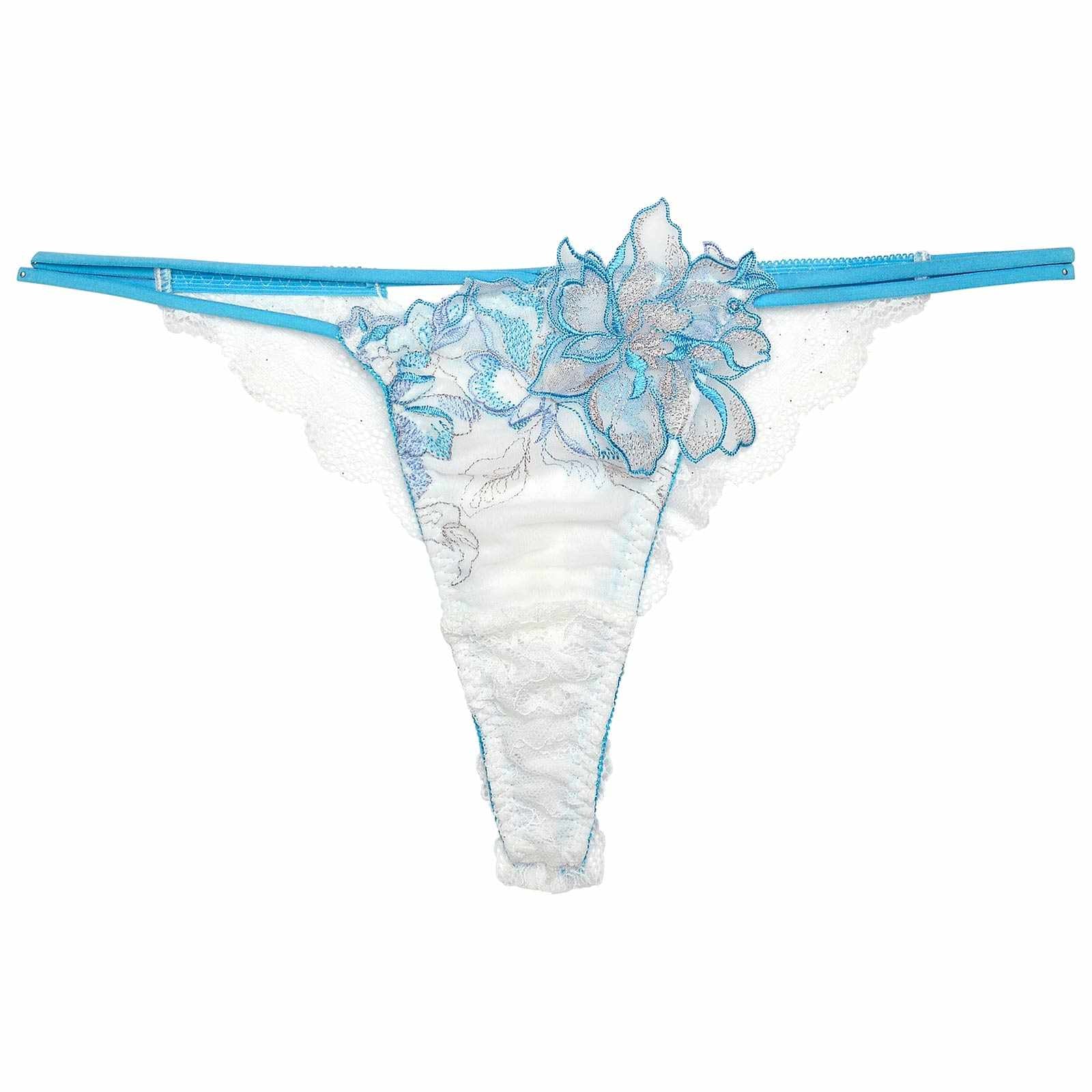 10/28再販!グラマーペタルエンブロイダリーバック透け選べるショーツ[おそろいショーツ]