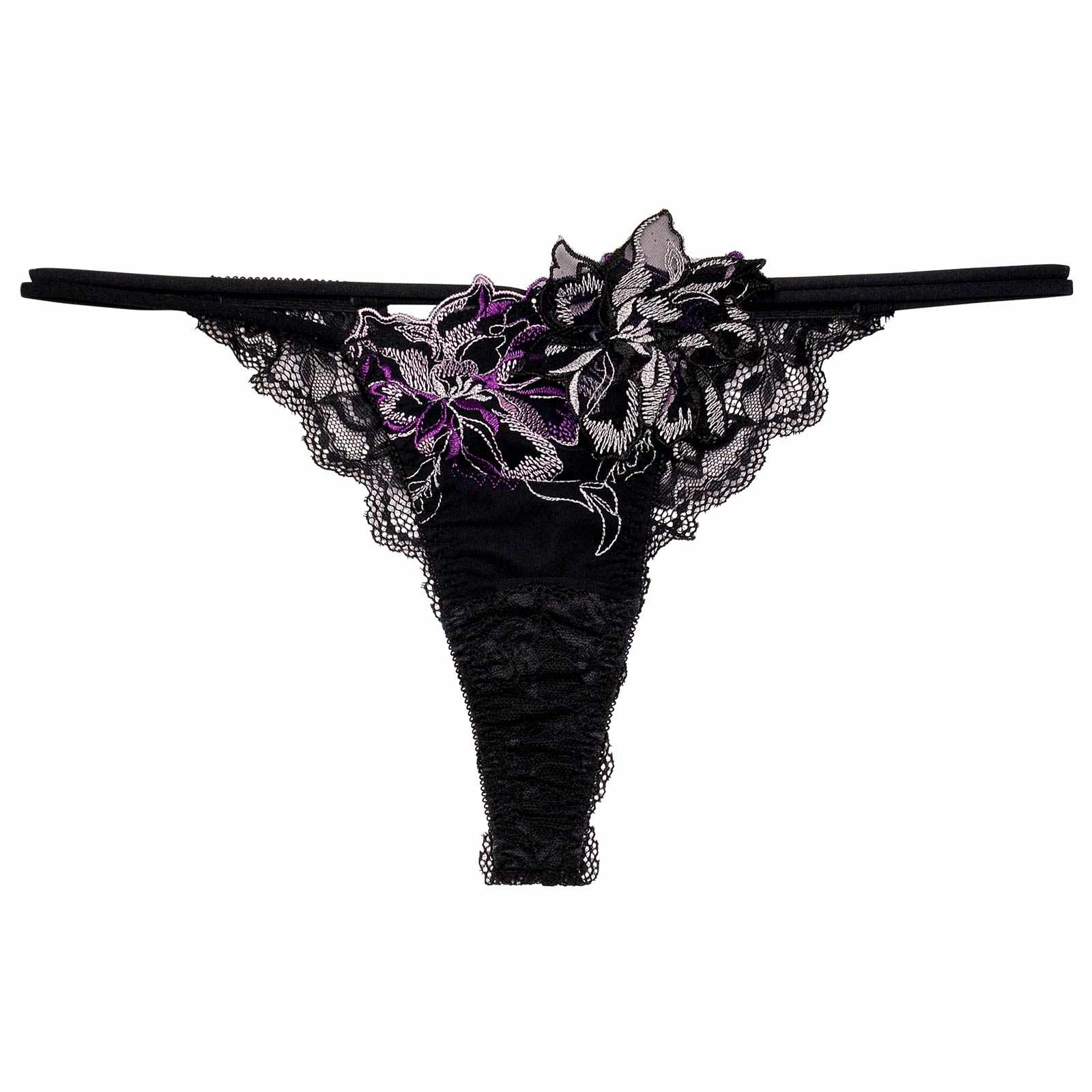 10/28再販!グラマーペタルエンブロイダリーバック透け選べるショーツ[おそろいショーツ]