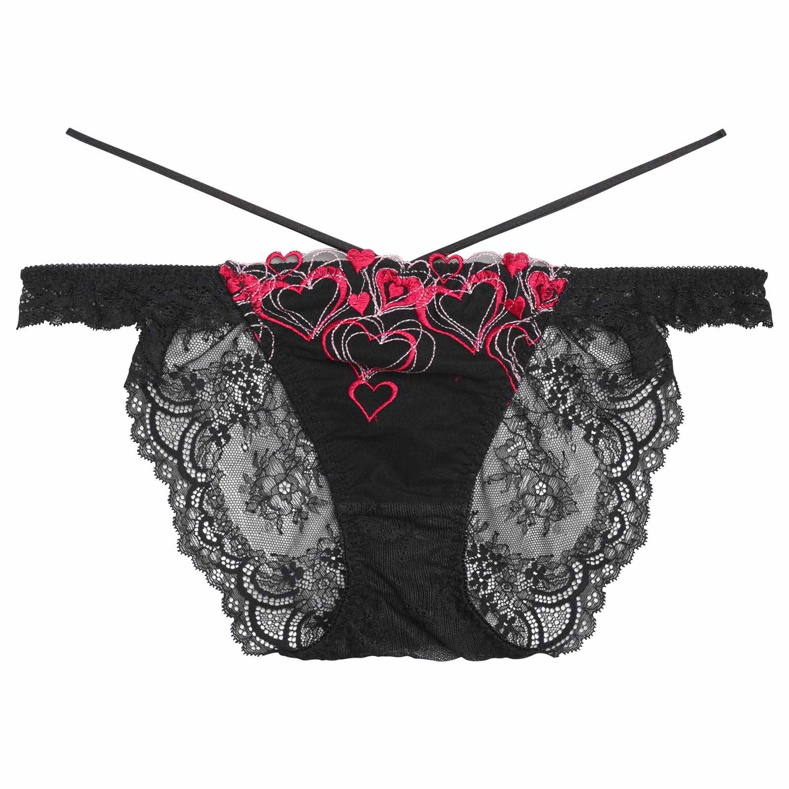 12/4再販!メルティーハートストリングバック透け選べるショーツ[おそろいショーツ]