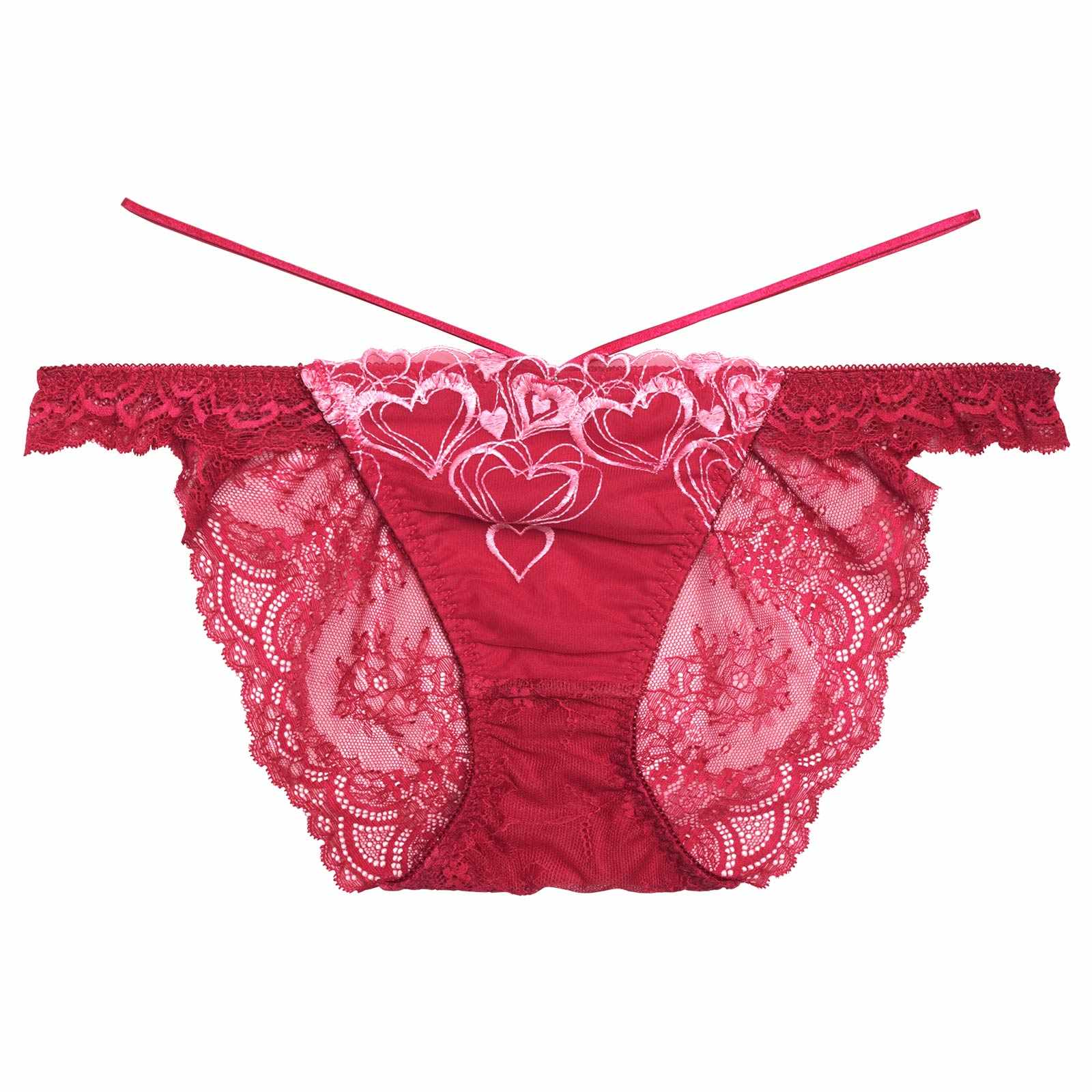 12/4再販!メルティーハートストリングバック透け選べるショーツ[おそろいショーツ]