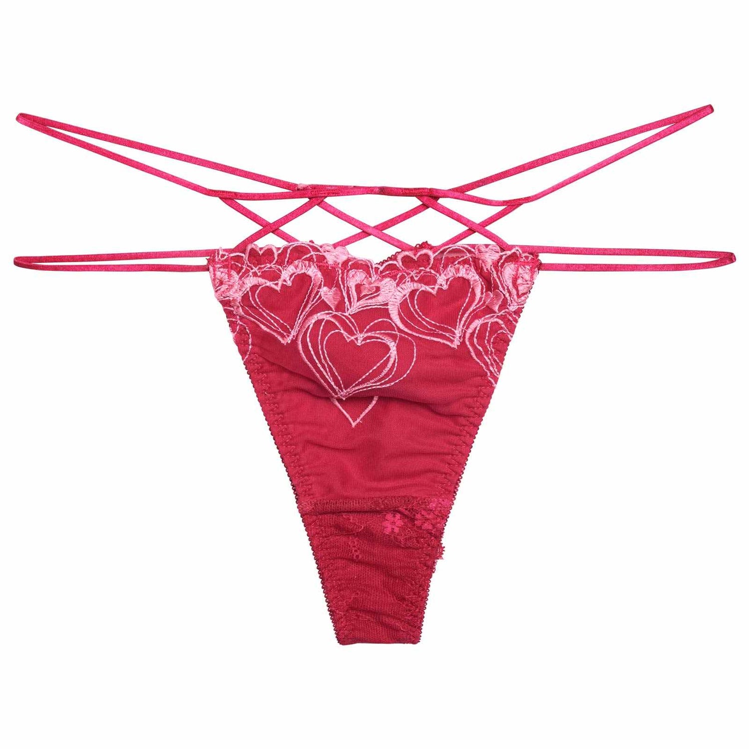 12/4再販!メルティーハートストリングバック透け選べるショーツ[おそろいショーツ]