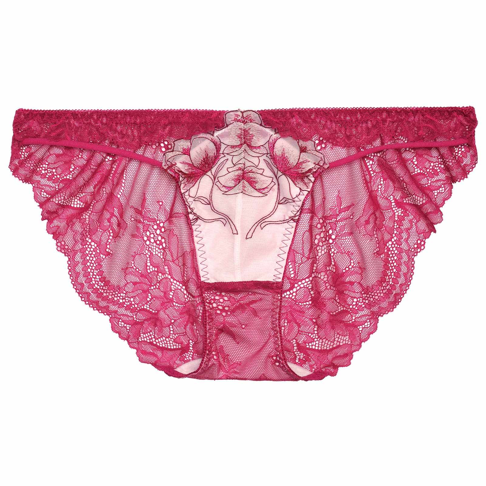 10/30再販!ラグジュアリーブライトペタルバック透け選べるショーツ[おそろいショーツ]