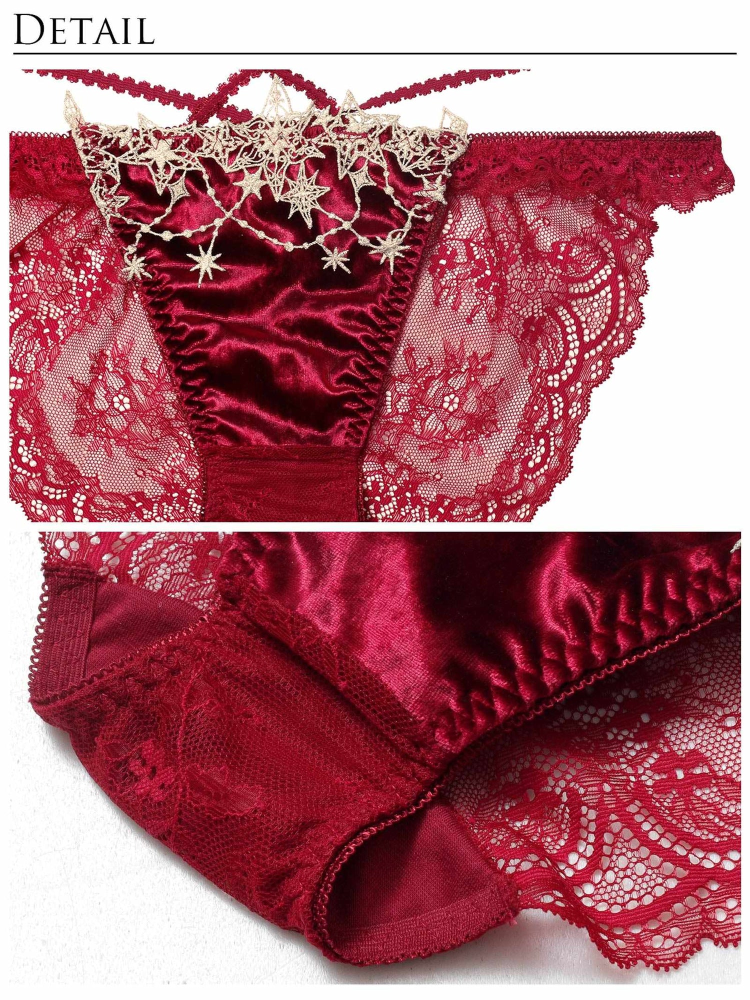 11/7新作!ノエルエトワールコードブラジャー&amp;バック透けフルバックショーツ