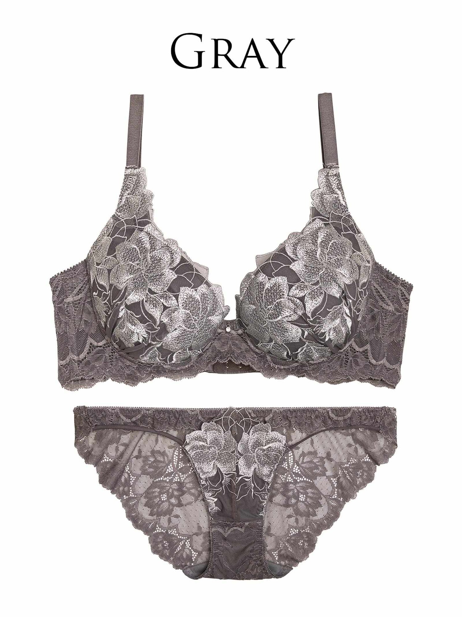 11/21新作!グラマラスピオニーカットストリング育乳脇高★魔法のブラジャー&amp;バック透けフルバックショーツ