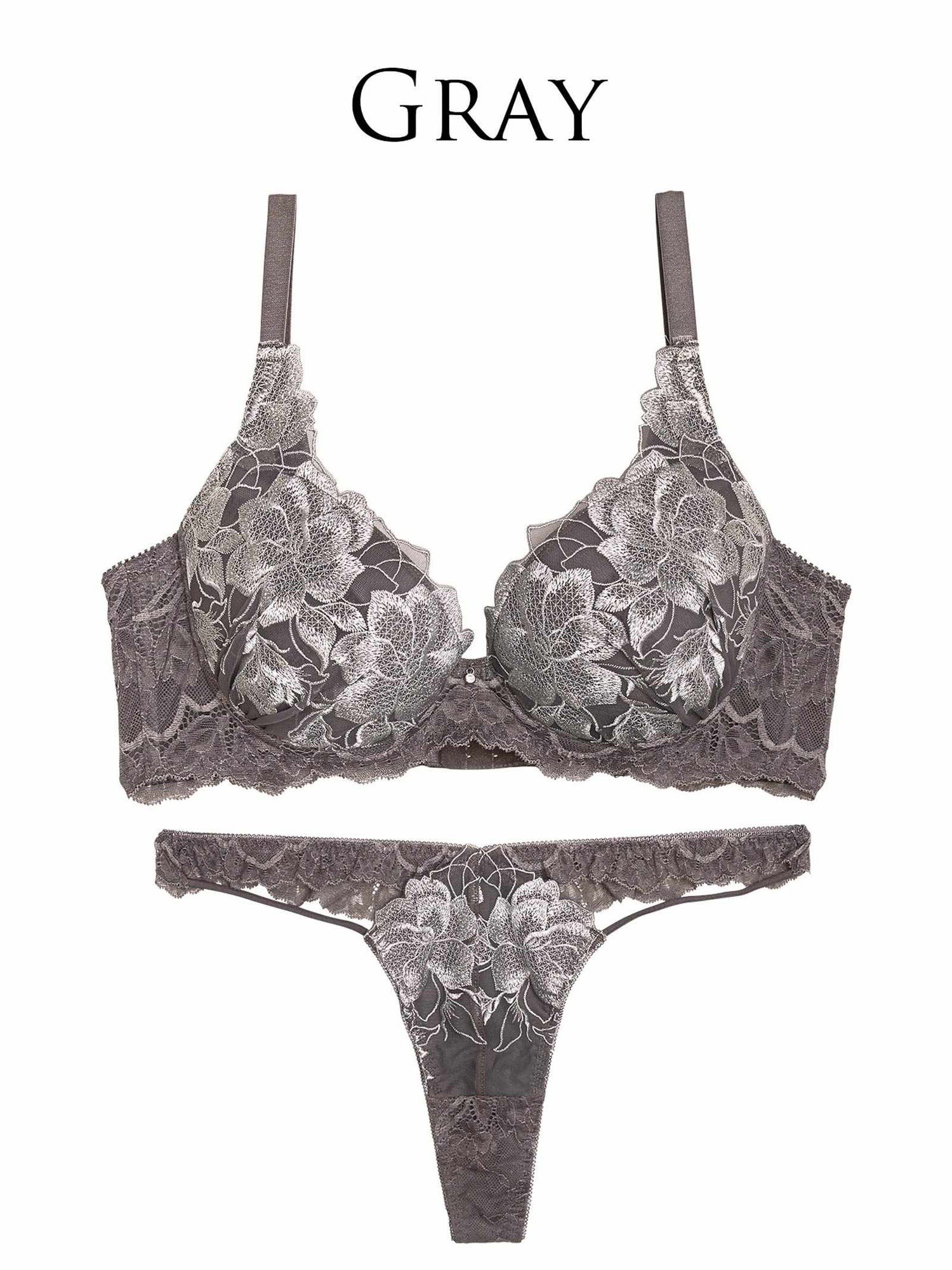 11/21新作!グラマラスピオニーカットストリング育乳脇高★魔法のブラジャー&amp;バック透けTバックショーツ