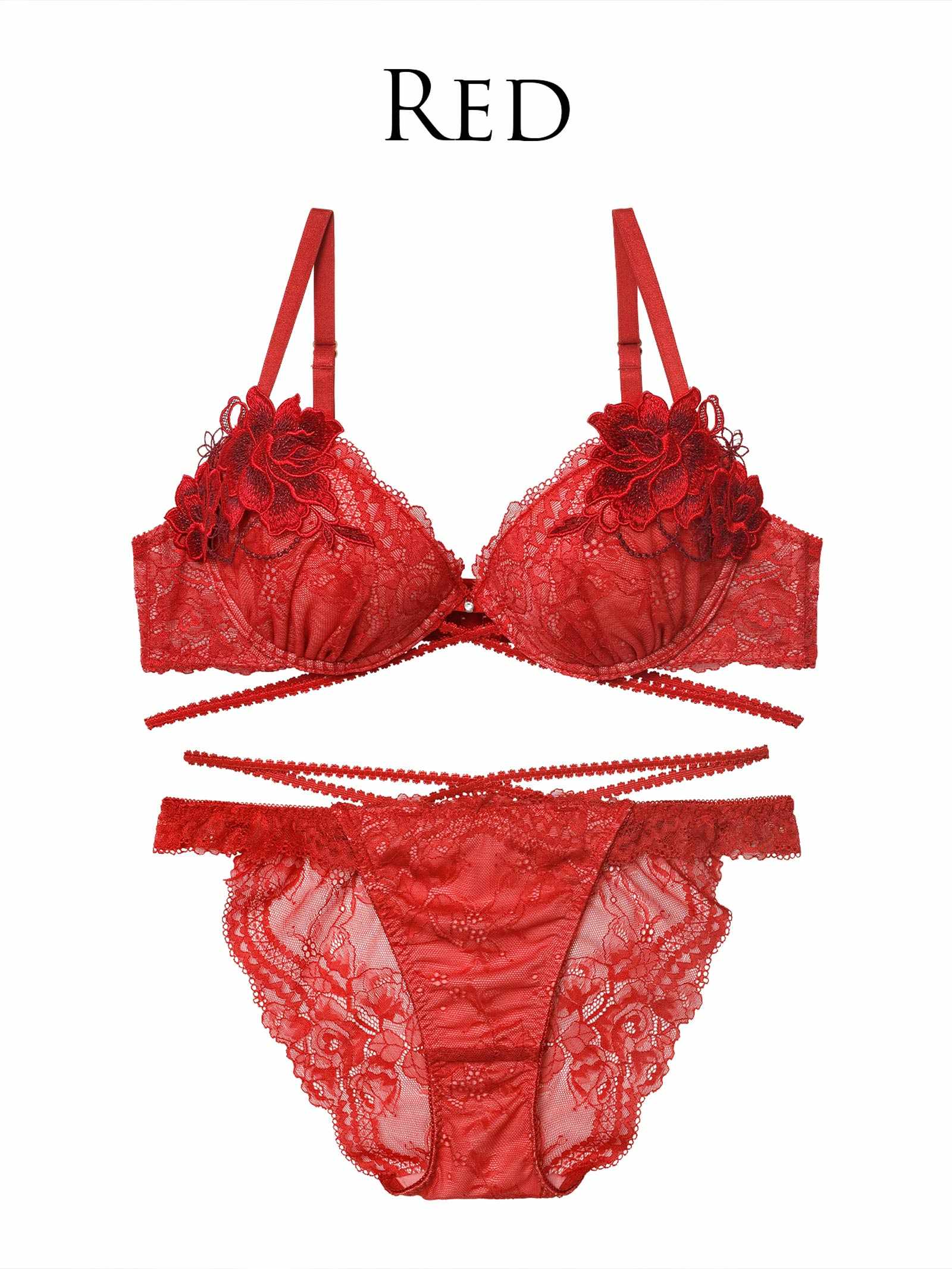 12/10新作!マジェスティックコードレースブラジャー&amp;バック透けフルバックショーツ