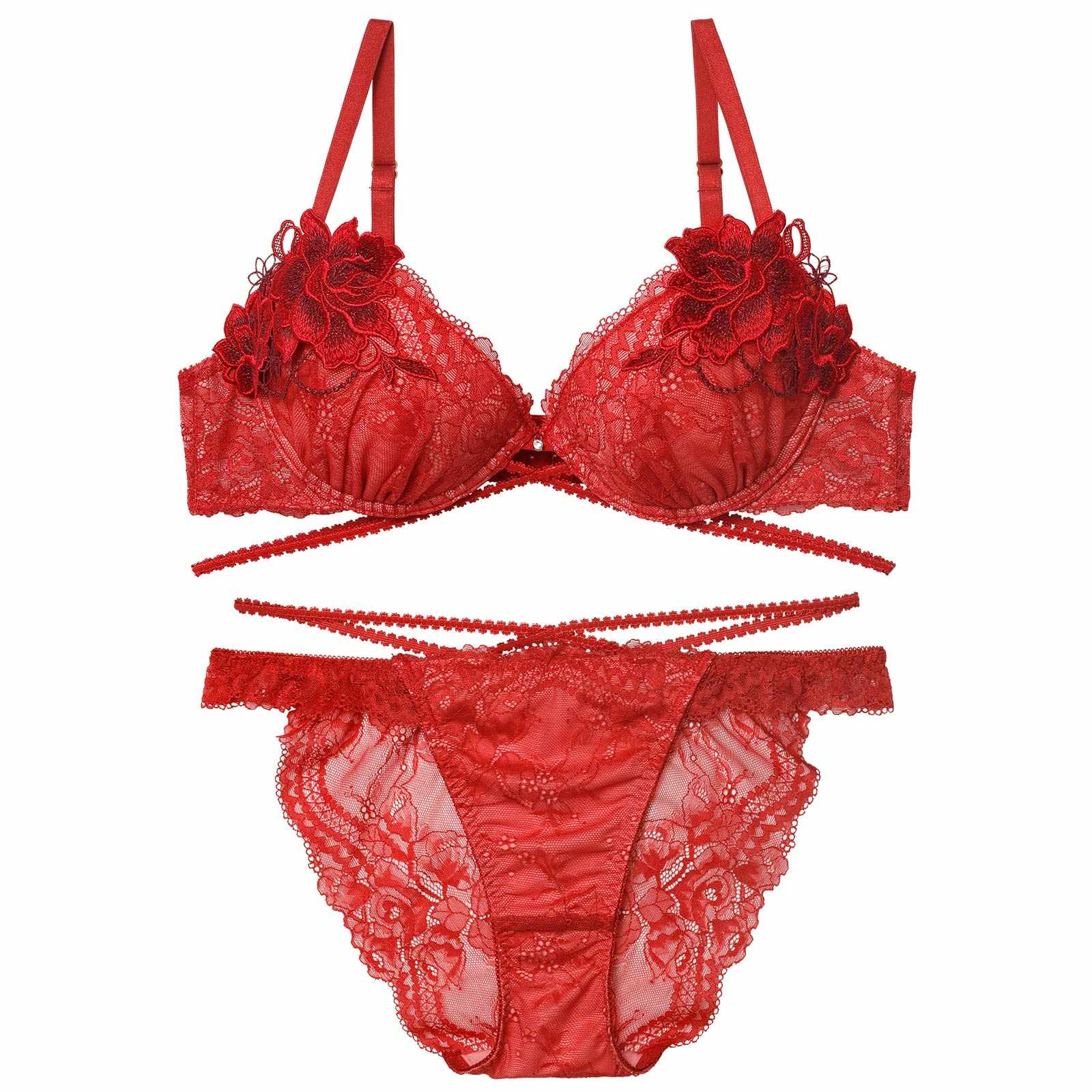 12/10新作!マジェスティックコードレースブラジャー&amp;バック透けフルバックショーツ