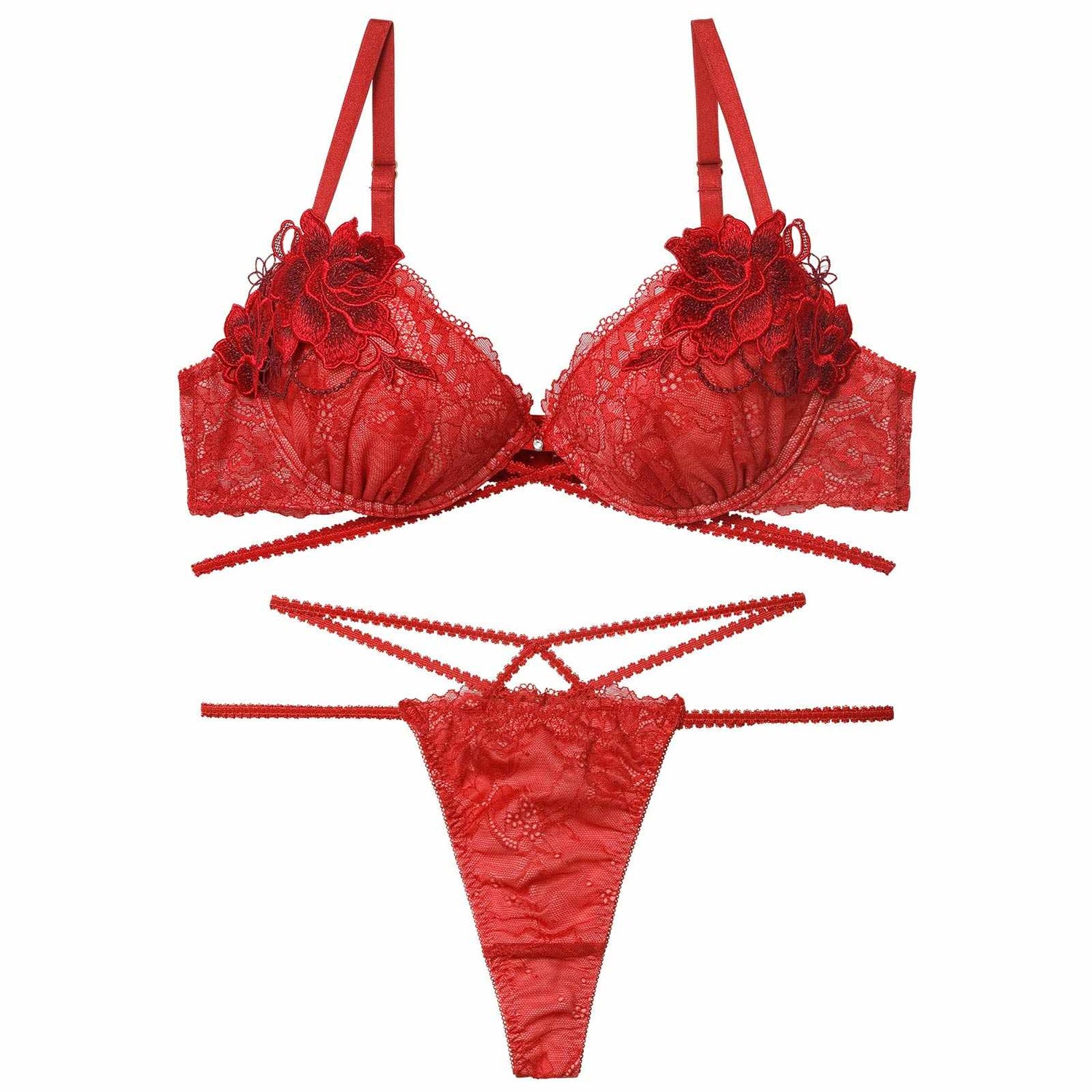 12/10新作!マジェスティックコードレースブラジャー&amp;バック透けTバックショーツ