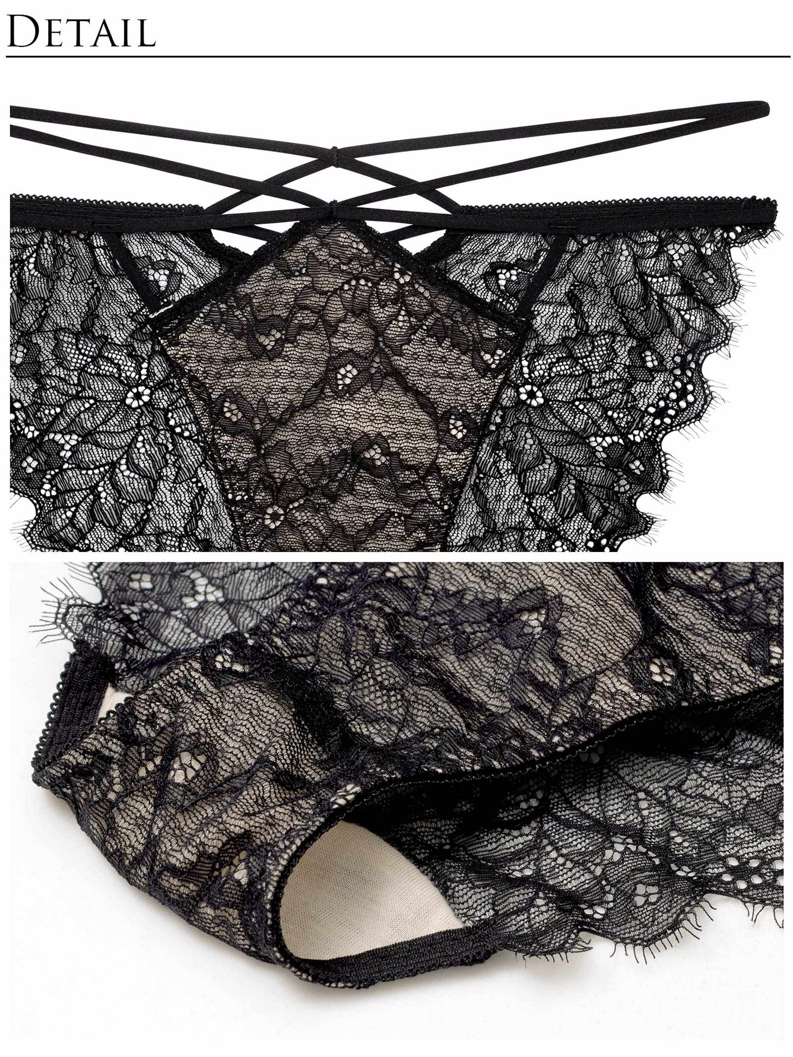 12/22新作!グラマラスフェザーローズブラジャー＆バック透けフルバックショーツ